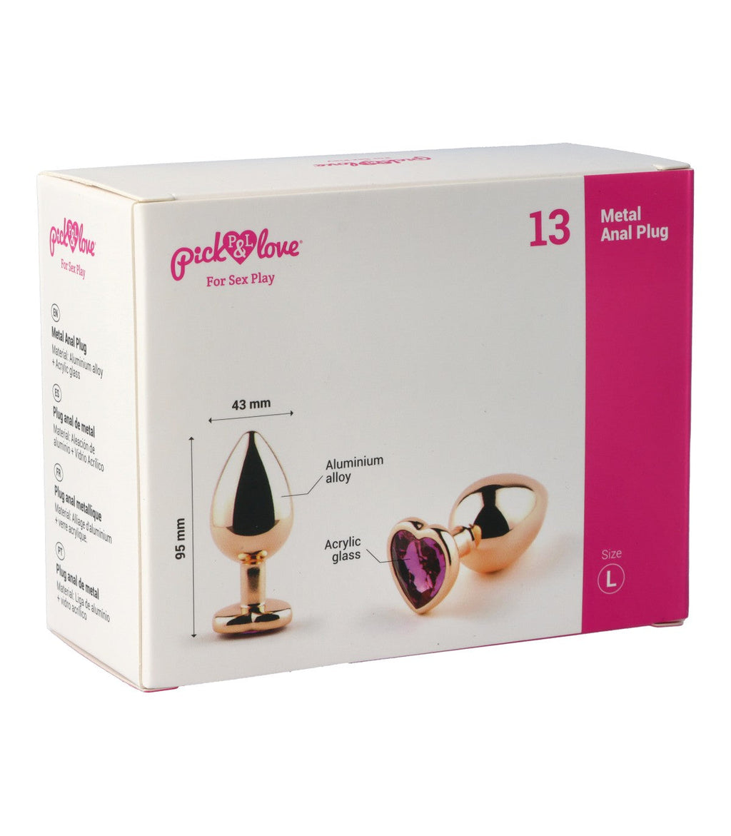 N. 13 METAL BUTT PLUG SIZE L