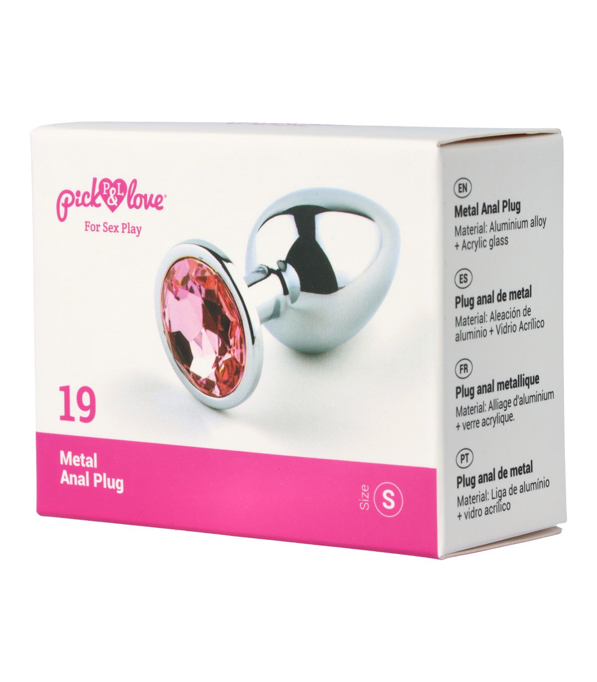 N. 19 METAL ANAL PLUG SIZE S