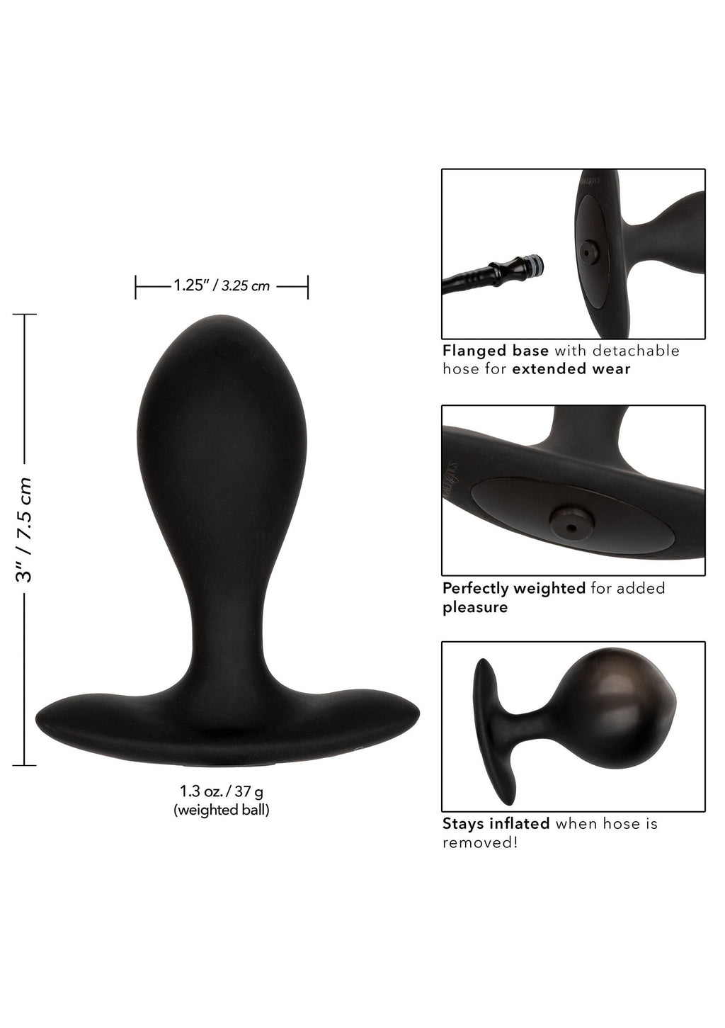 Weighted Pumping Stopper COLT Black