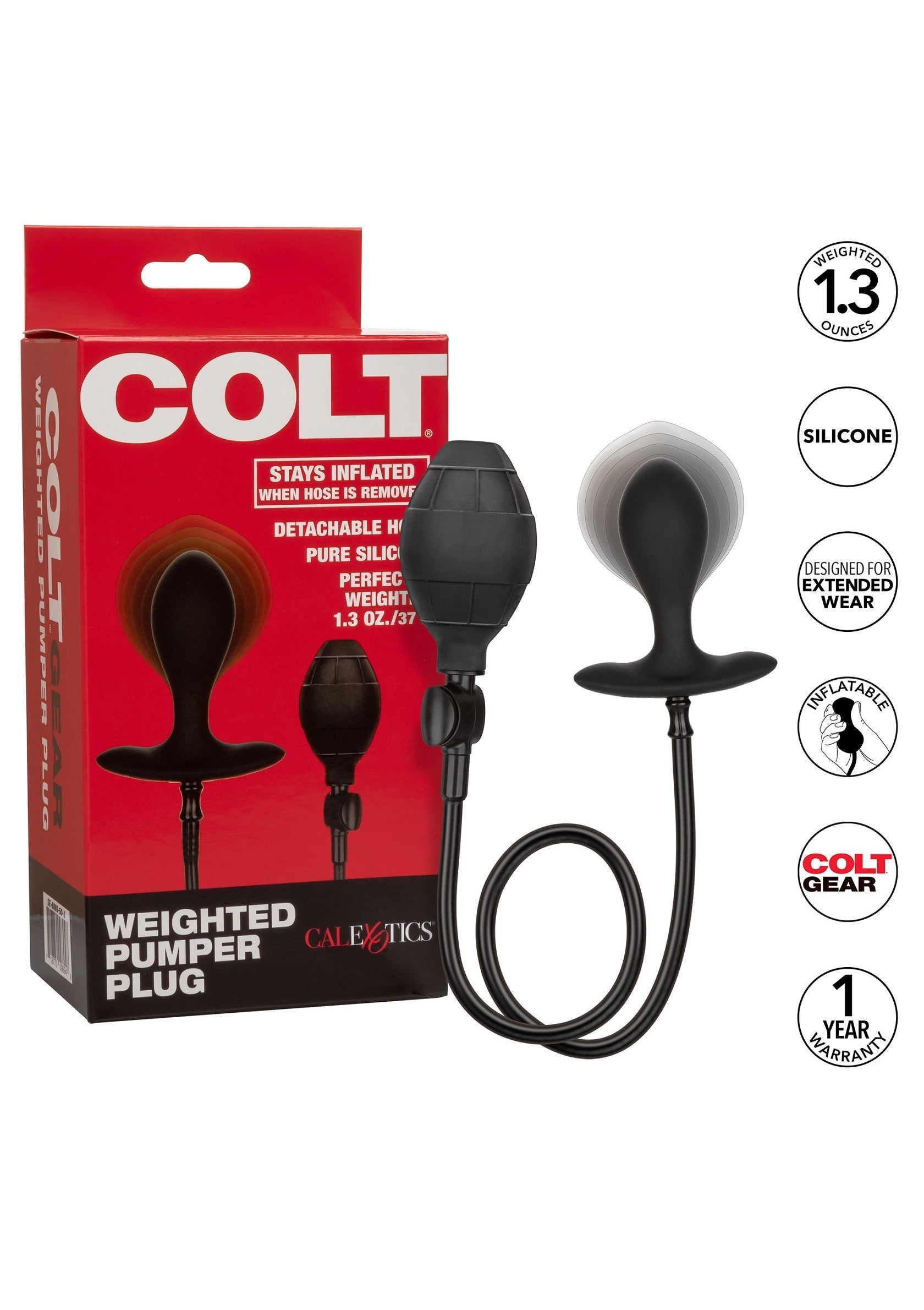 Weighted Pumping Stopper COLT Black