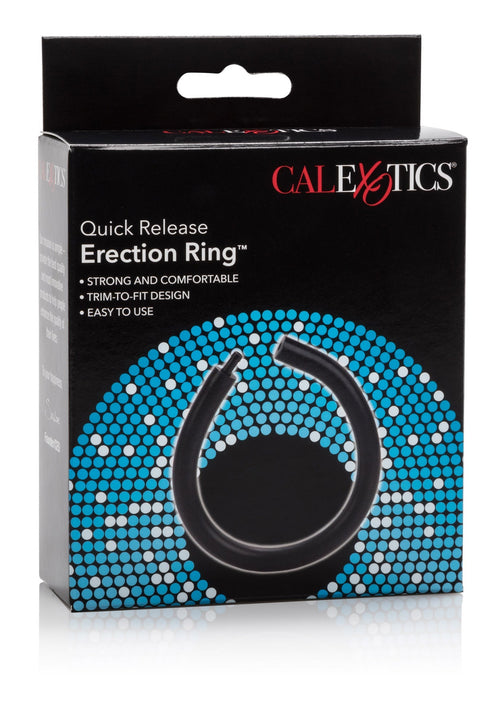 Black quick-release ring