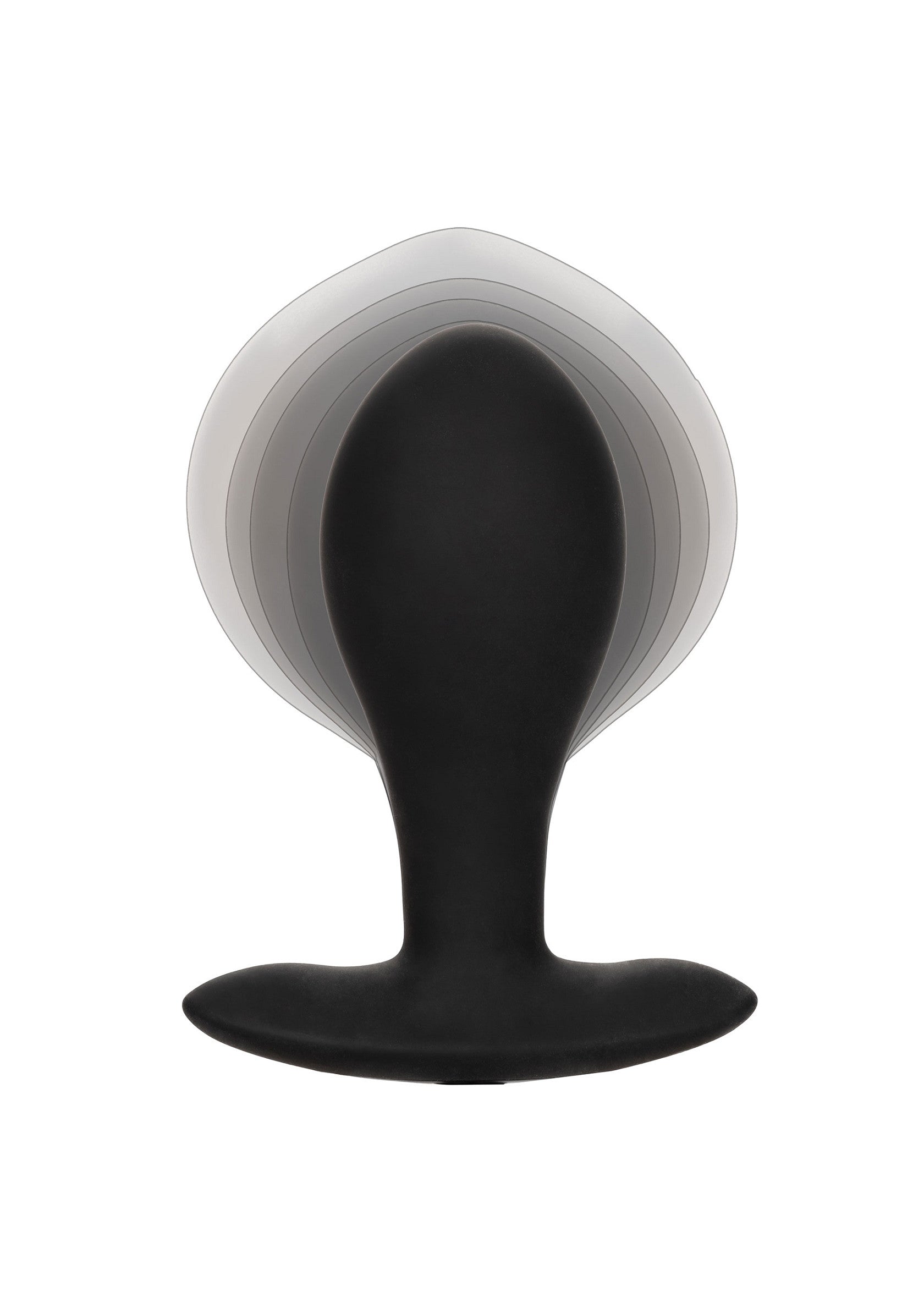 Large black weighted inflatable plug
