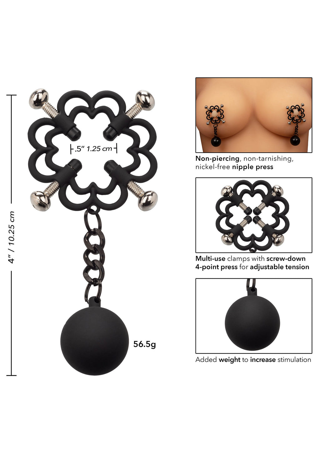 Black Weight Nipple Press