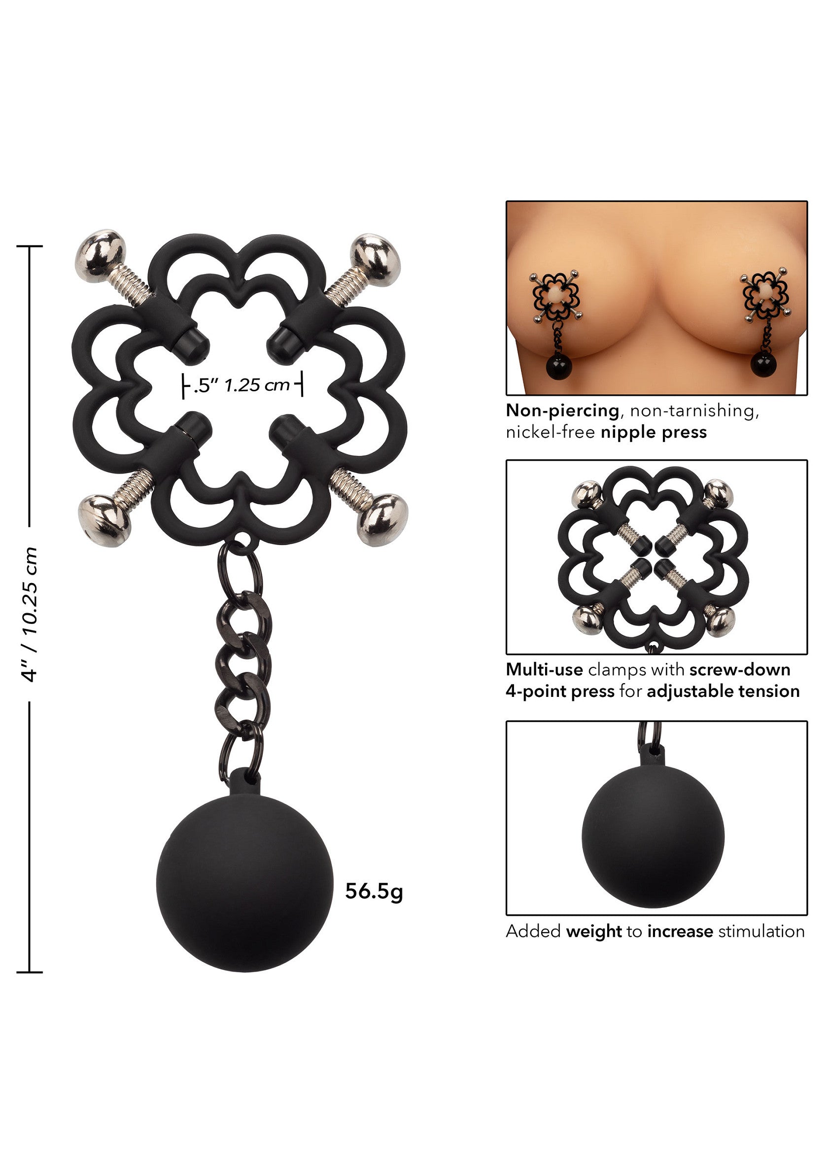 Black Weight Nipple Press