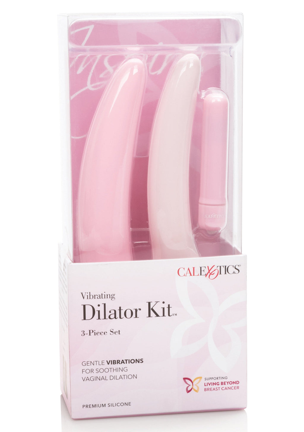 Vibrating dilator set 3 pieces pink