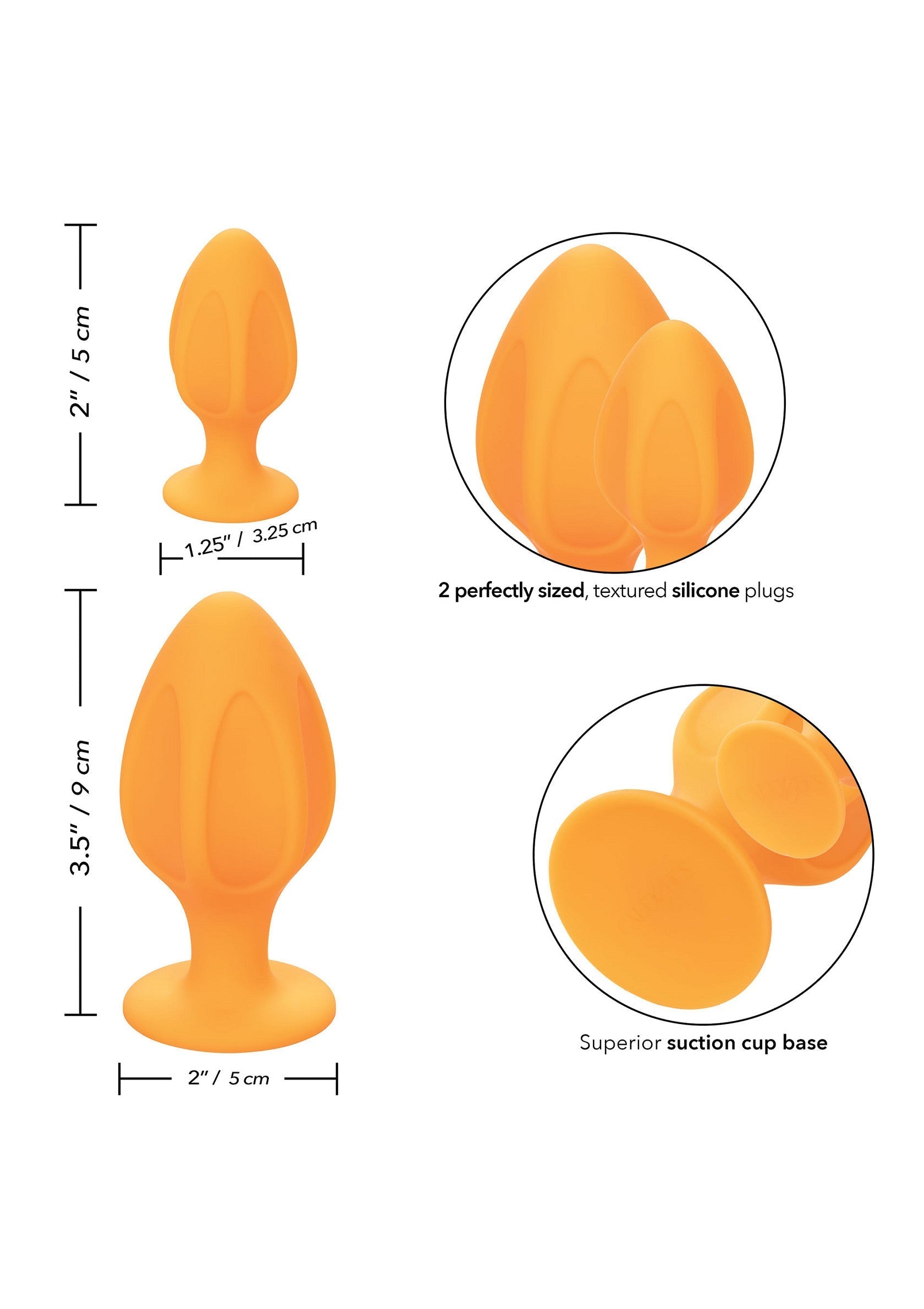 Cheeky Orange Buttplug