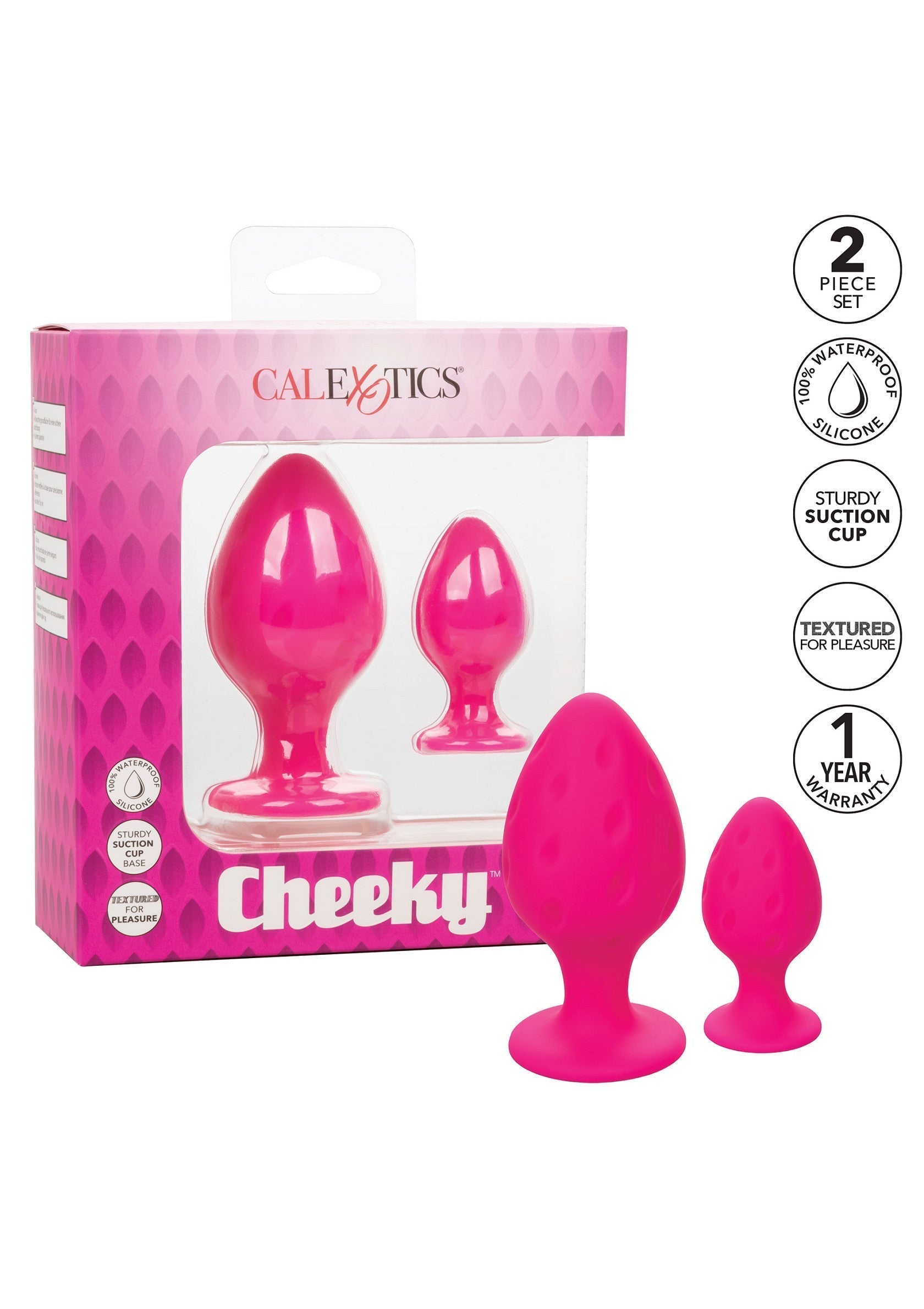 Cheeky Pink Buttplug