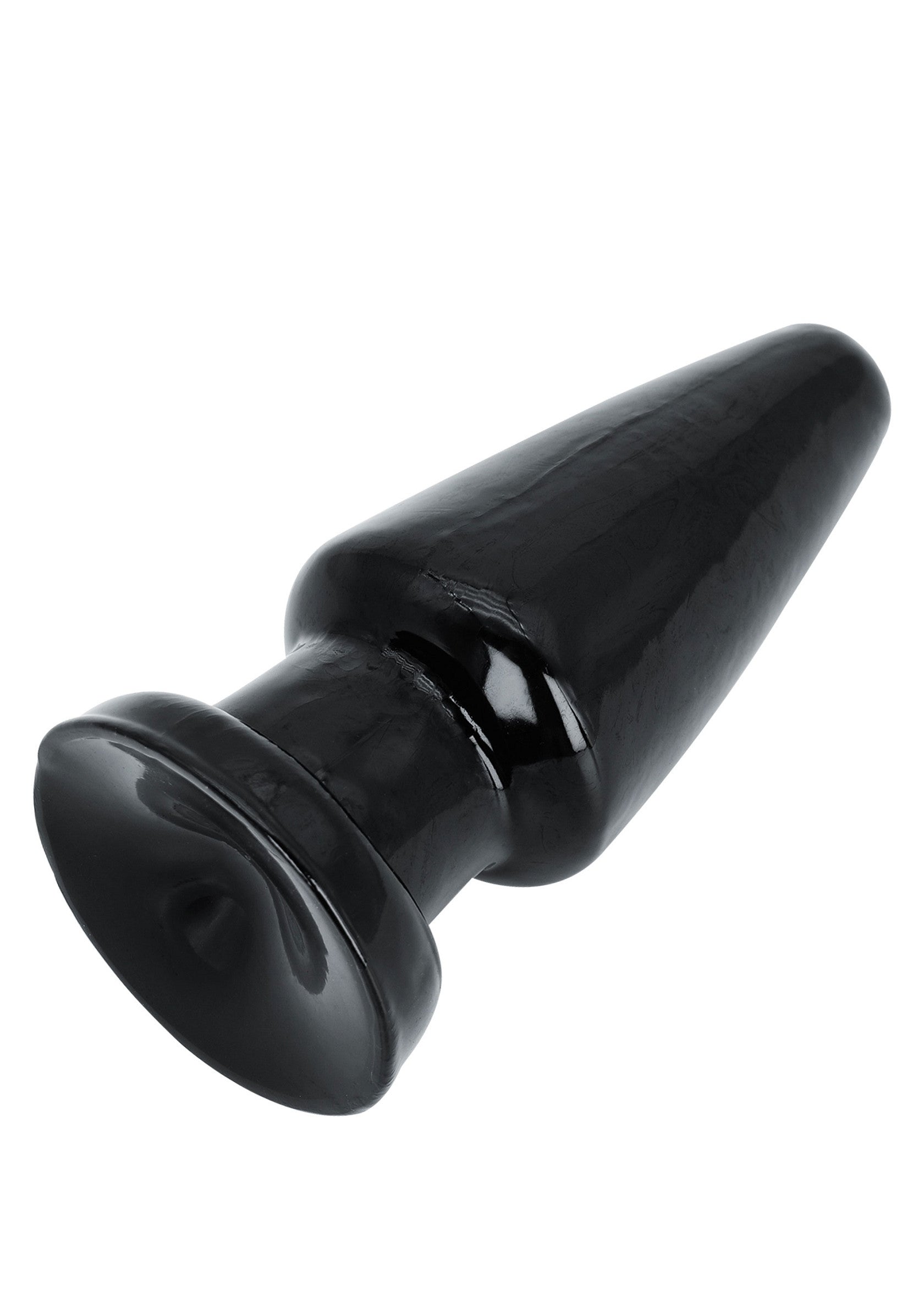 Large 17 cm Black Cone-Shaped Anal Plug