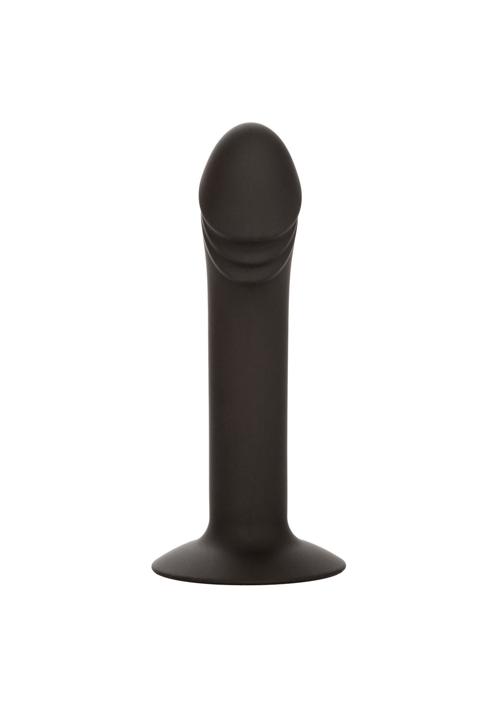 Black curved anal dildo