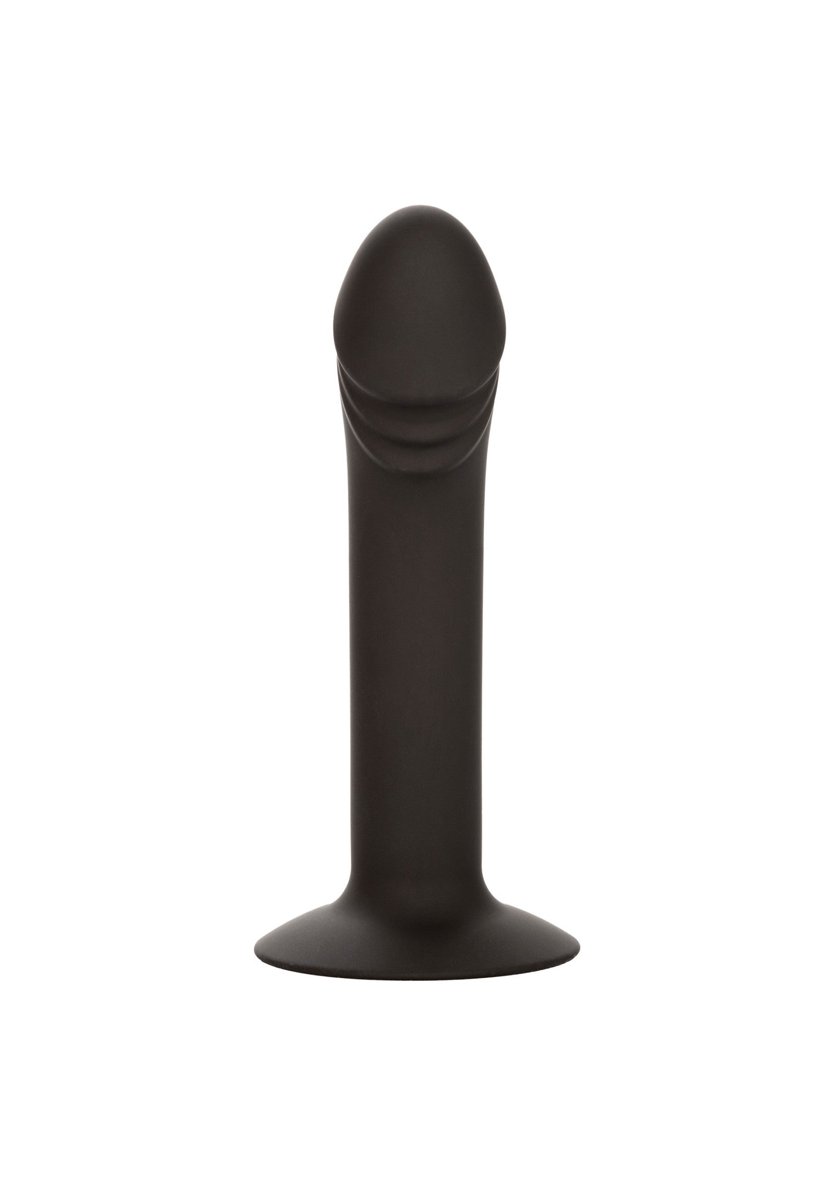 Black curved anal dildo
