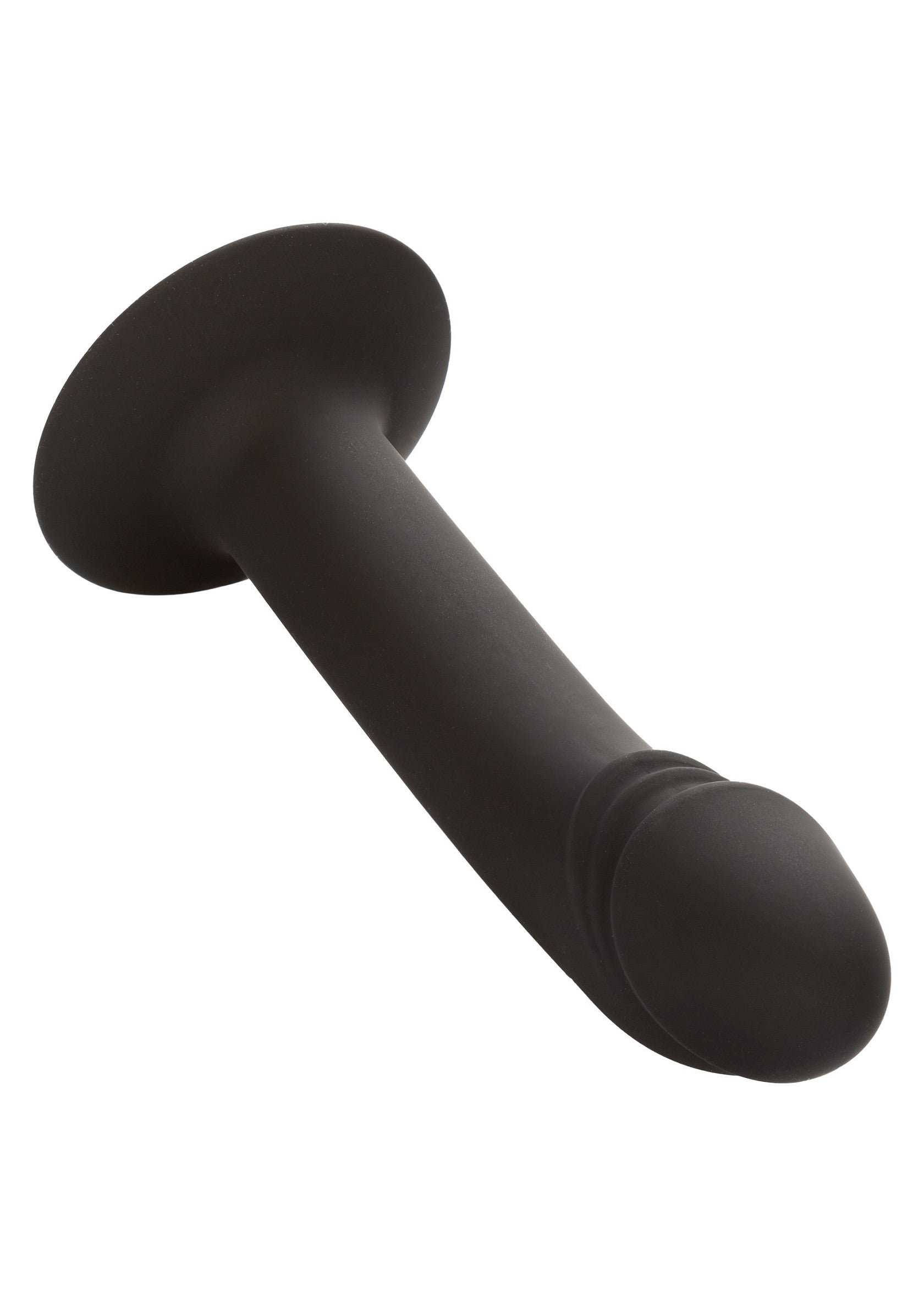 Black curved anal dildo