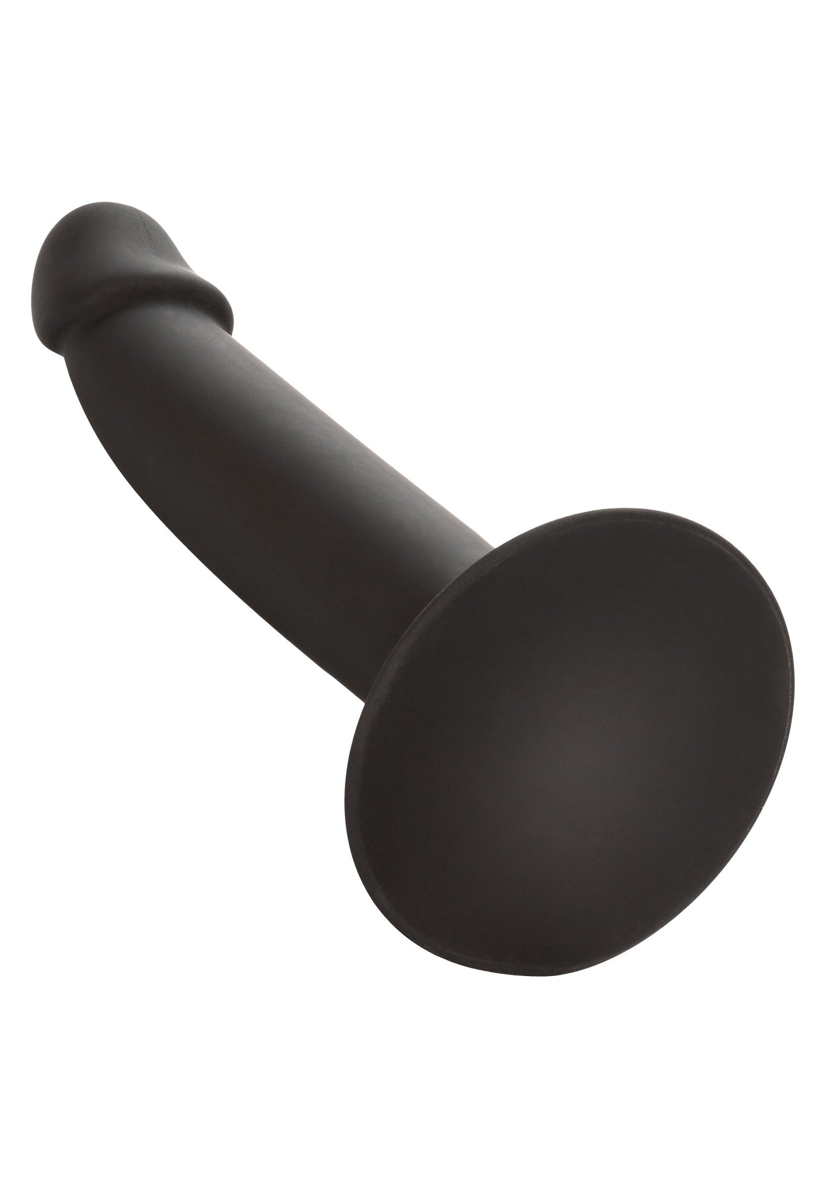 Thin black anal dildo