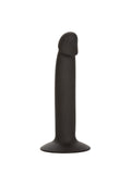 Thin black anal dildo