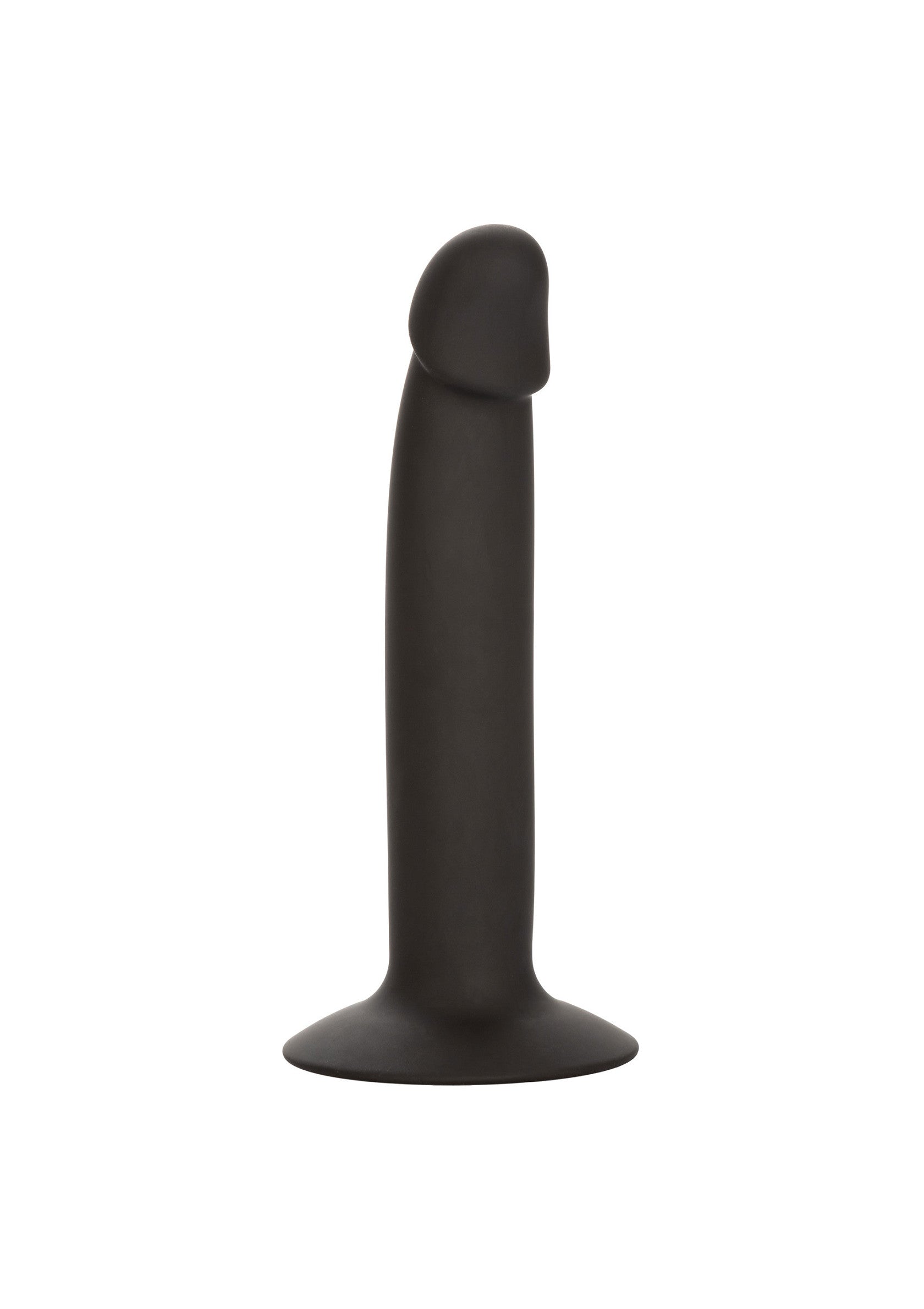 Thin black anal dildo