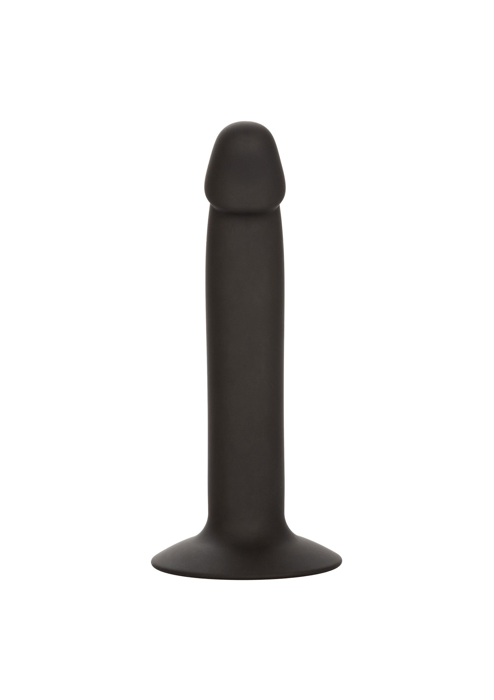 Thin black anal dildo