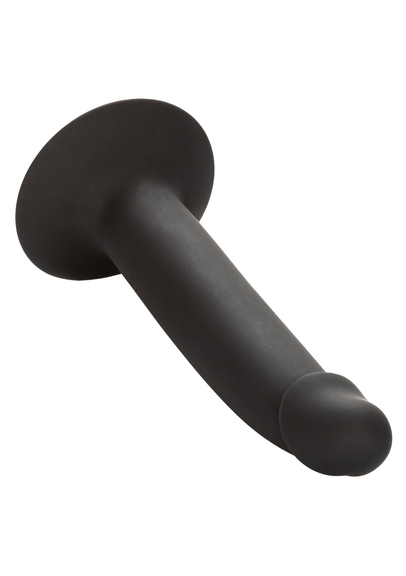 Thin black anal dildo