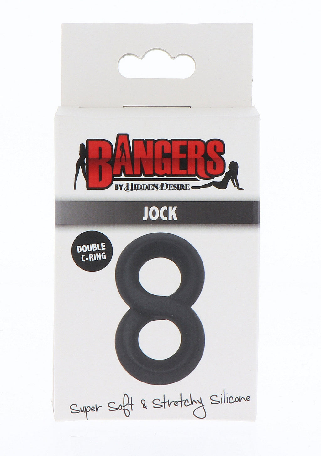 Black Soft Silicone Jock C-Ring