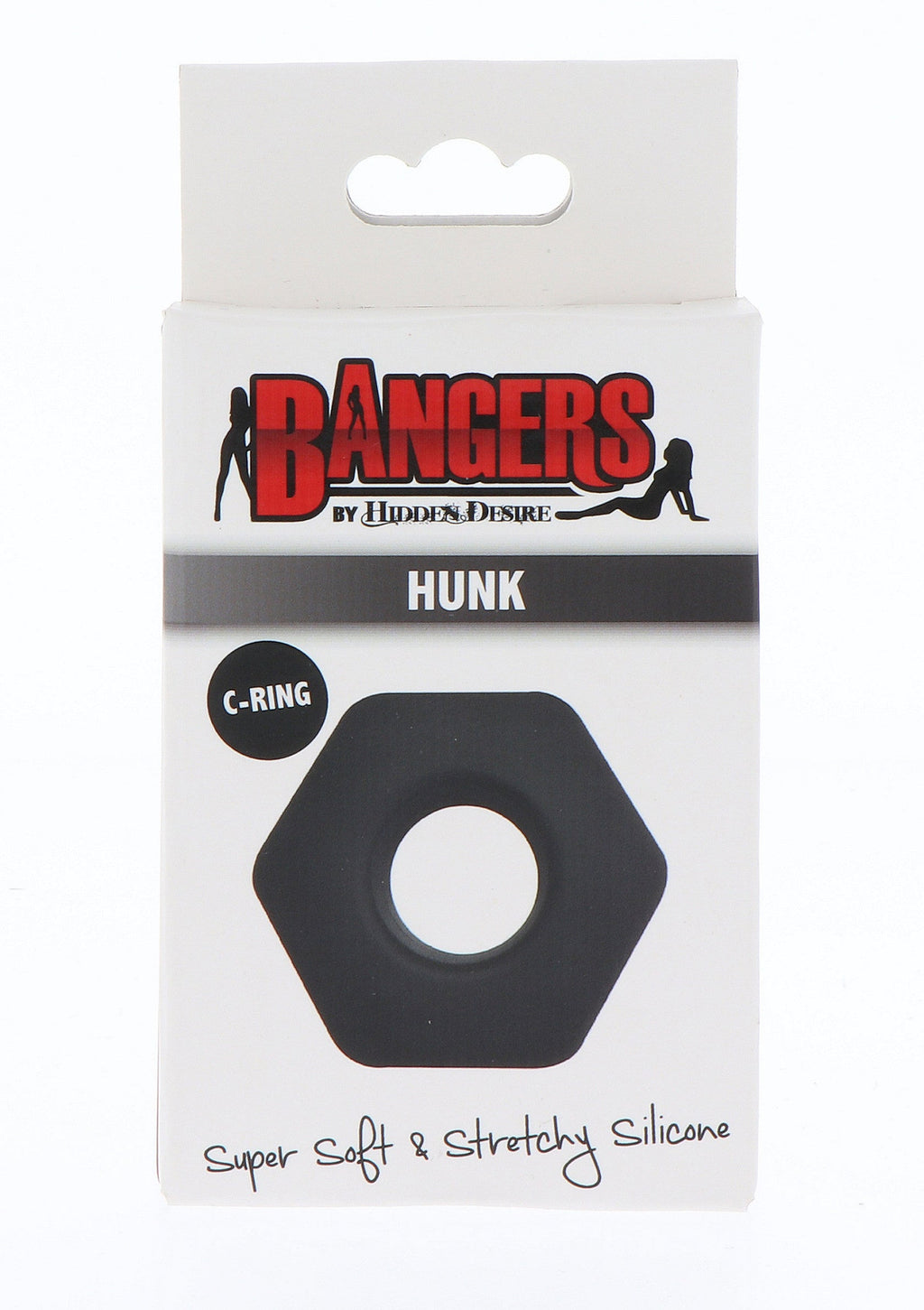 Soft black silicone C-ring