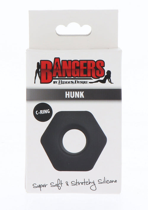 Soft black silicone C-ring