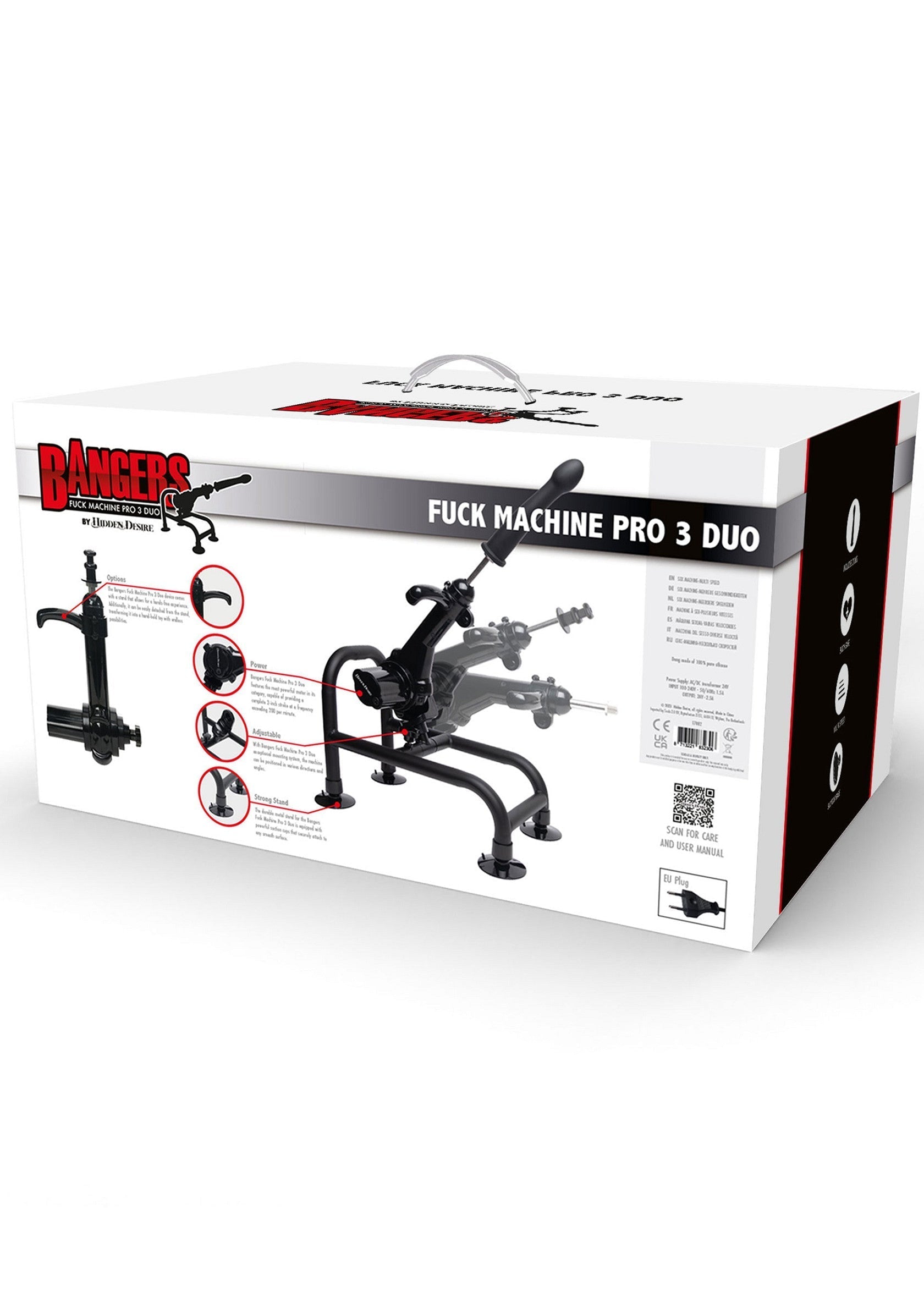 Bangers Fuck Machine Pro 3 Duo Black