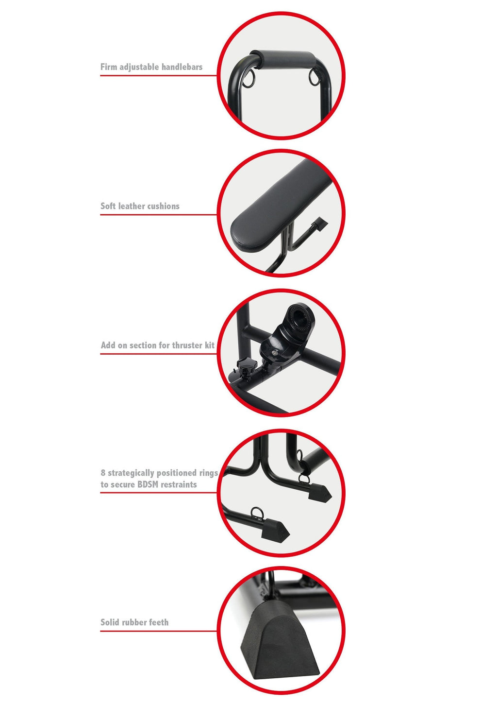 Bangers Bondage Fuck Seat black