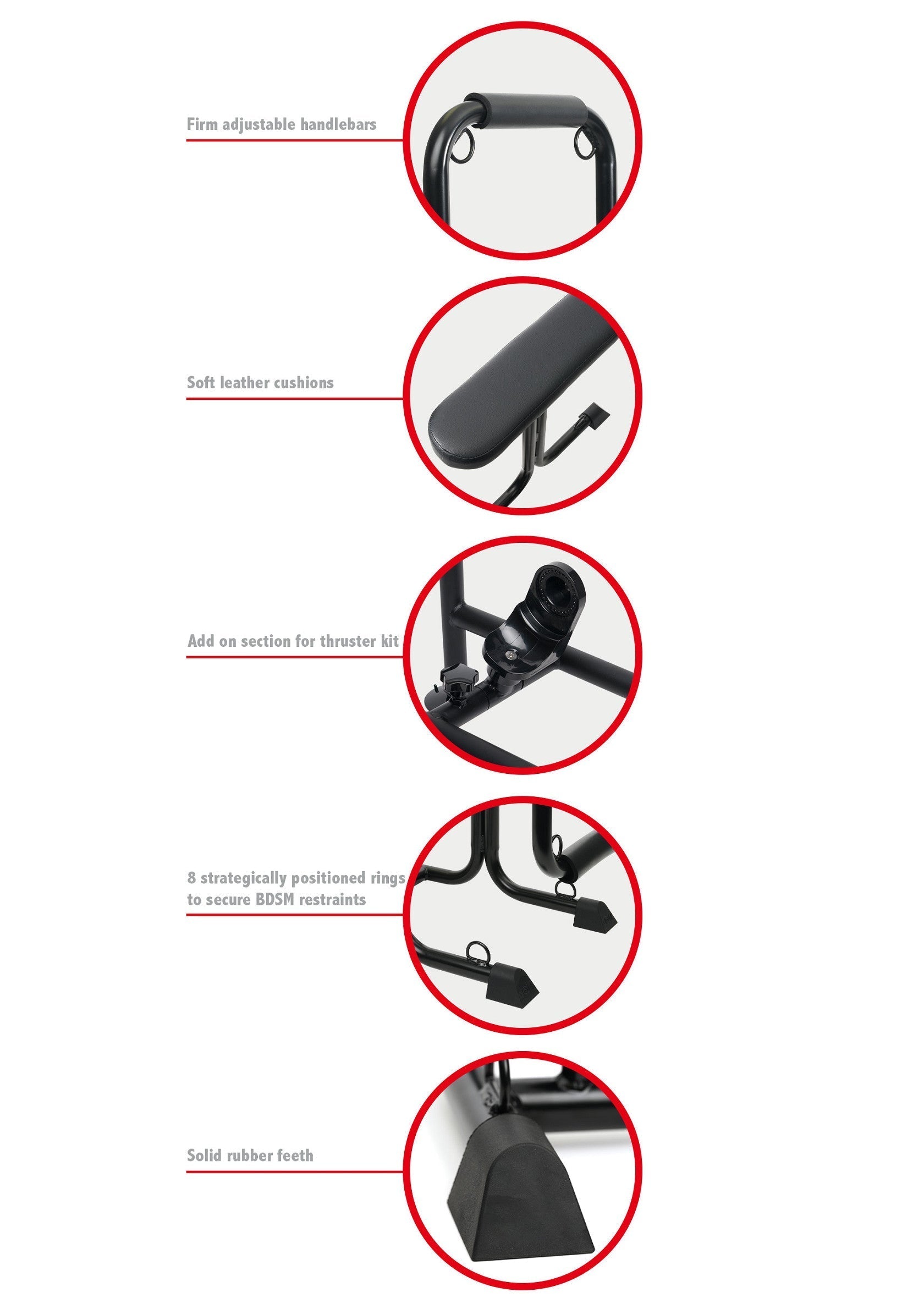 Bangers Bondage Fuck Seat black