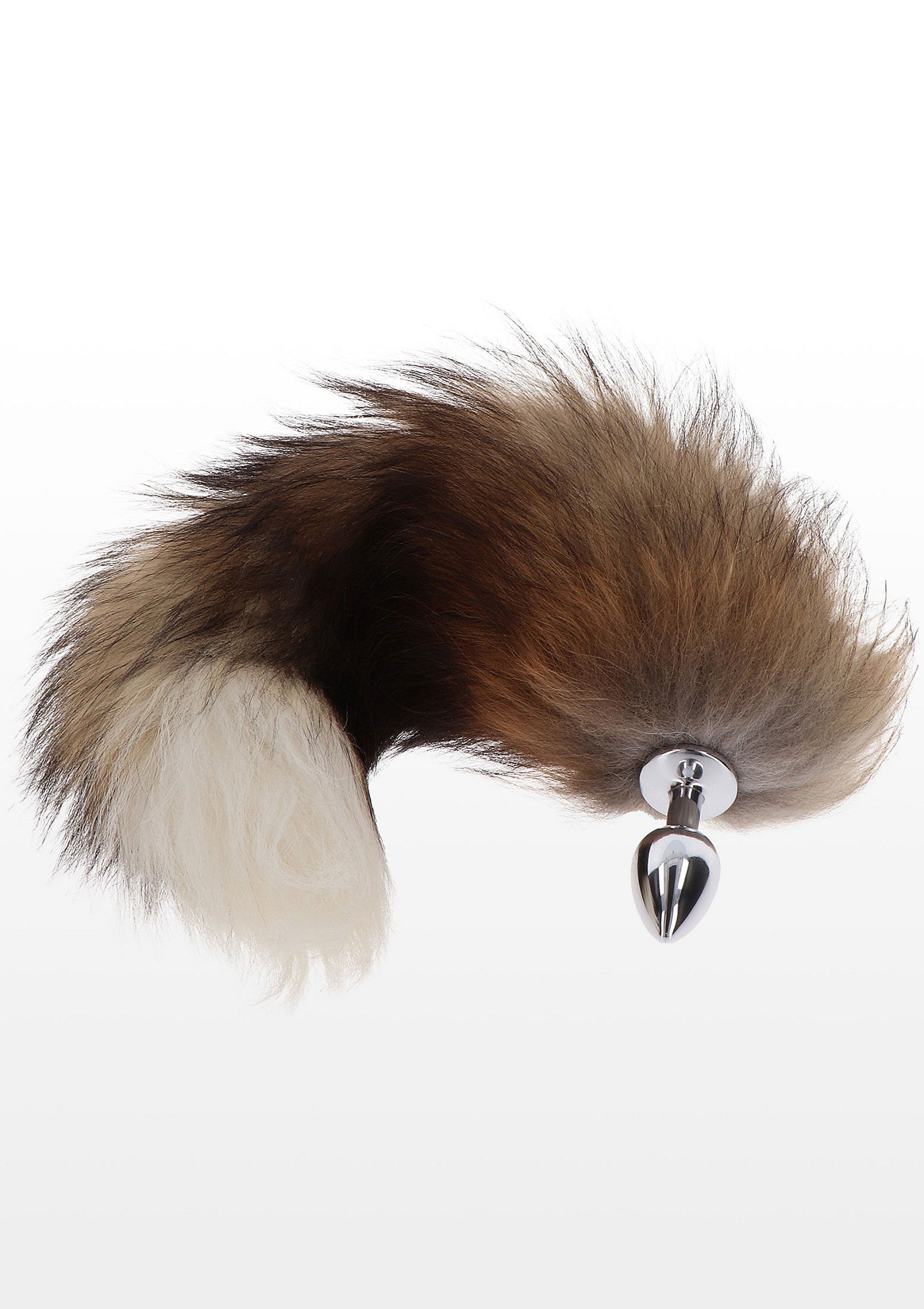 Foxtail anal plug silver