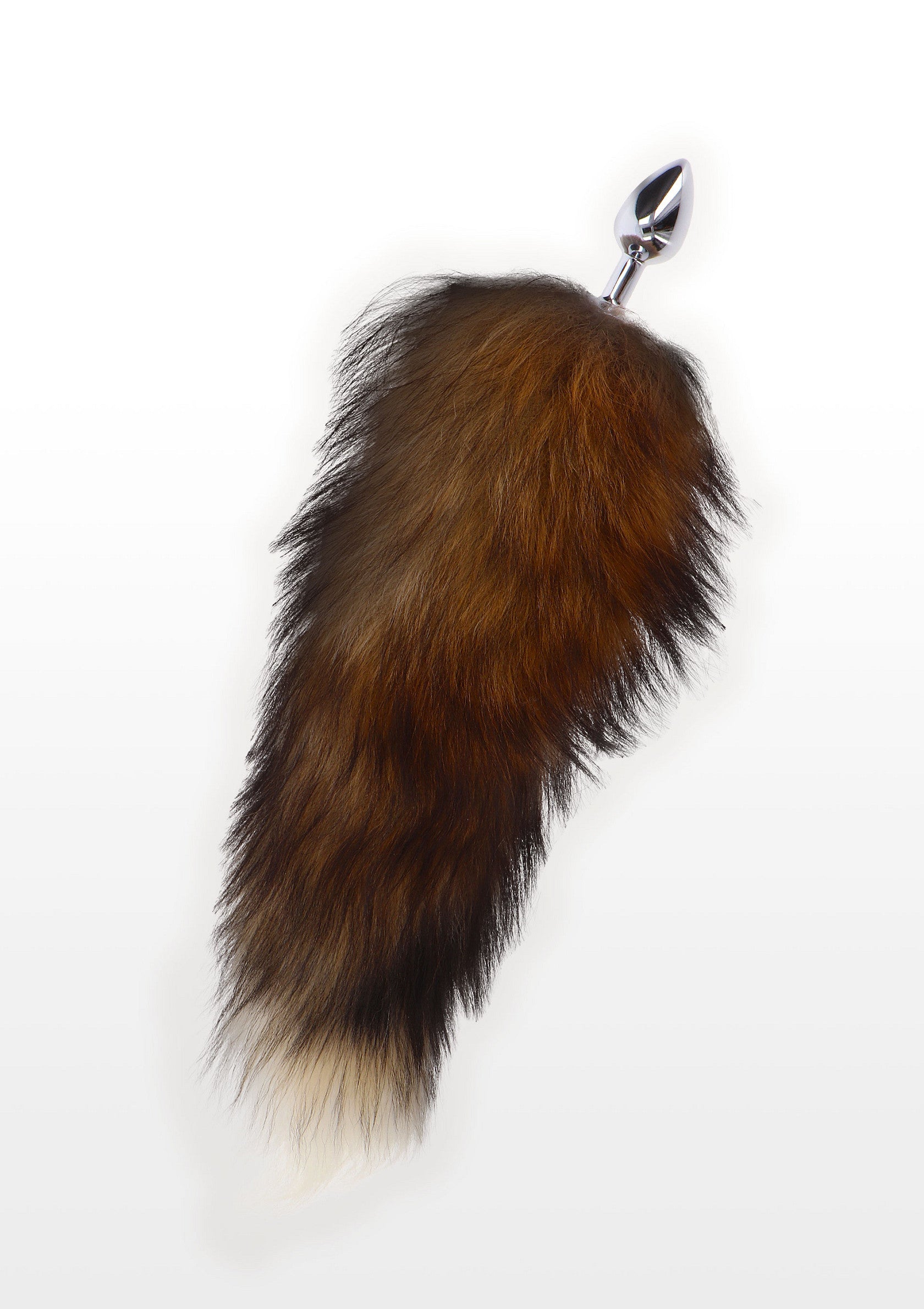 Foxtail anal plug silver