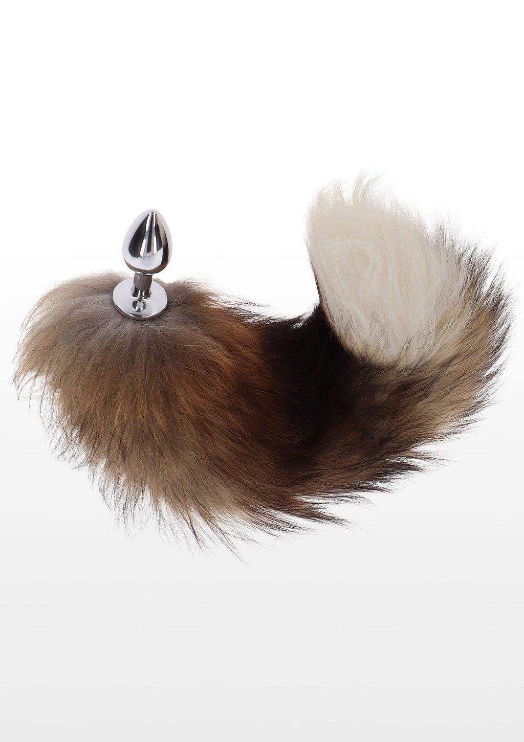 Foxtail anal plug silver