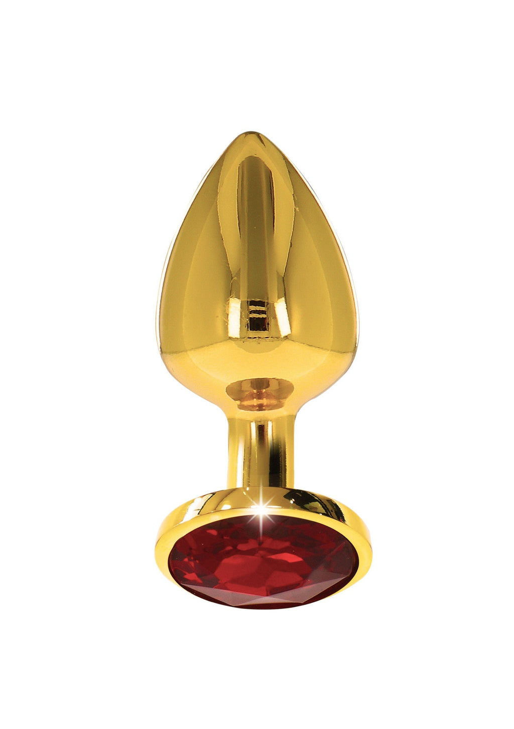 Gold S diamond jewel butt plug