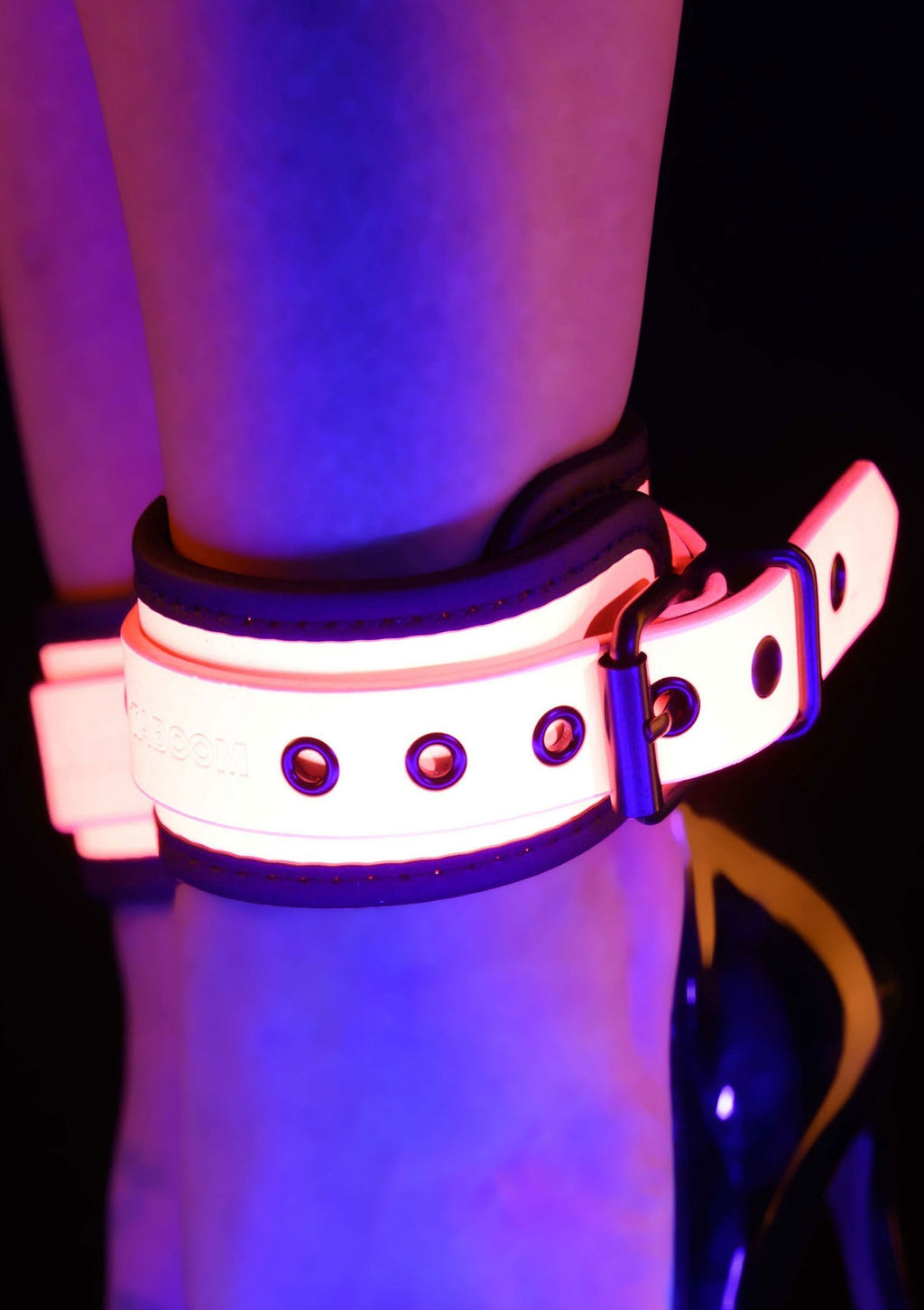 Pink ankle cuffs