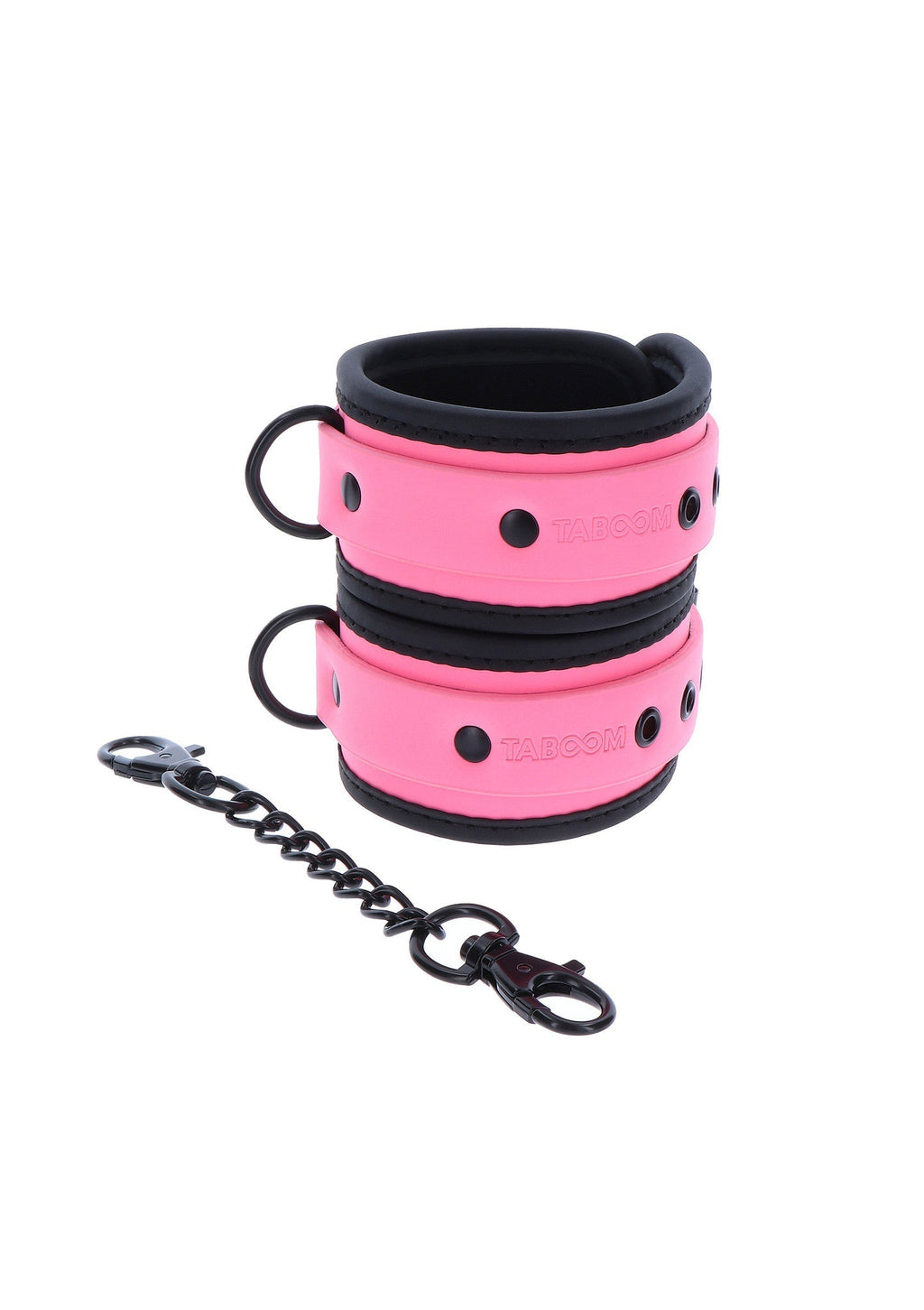 Pink ankle cuffs