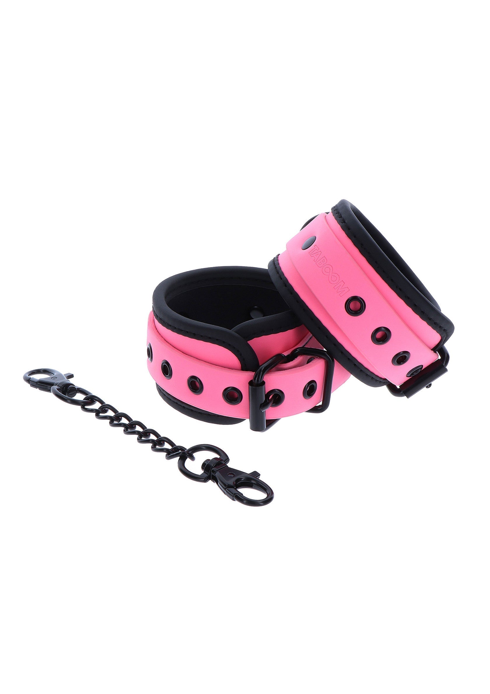 Pink ankle cuffs