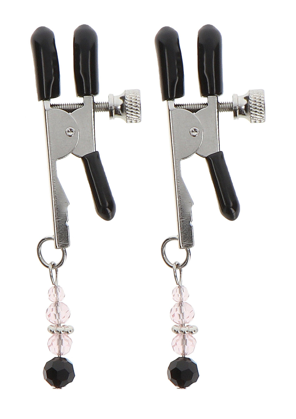 Adjustable clasps with silver beads