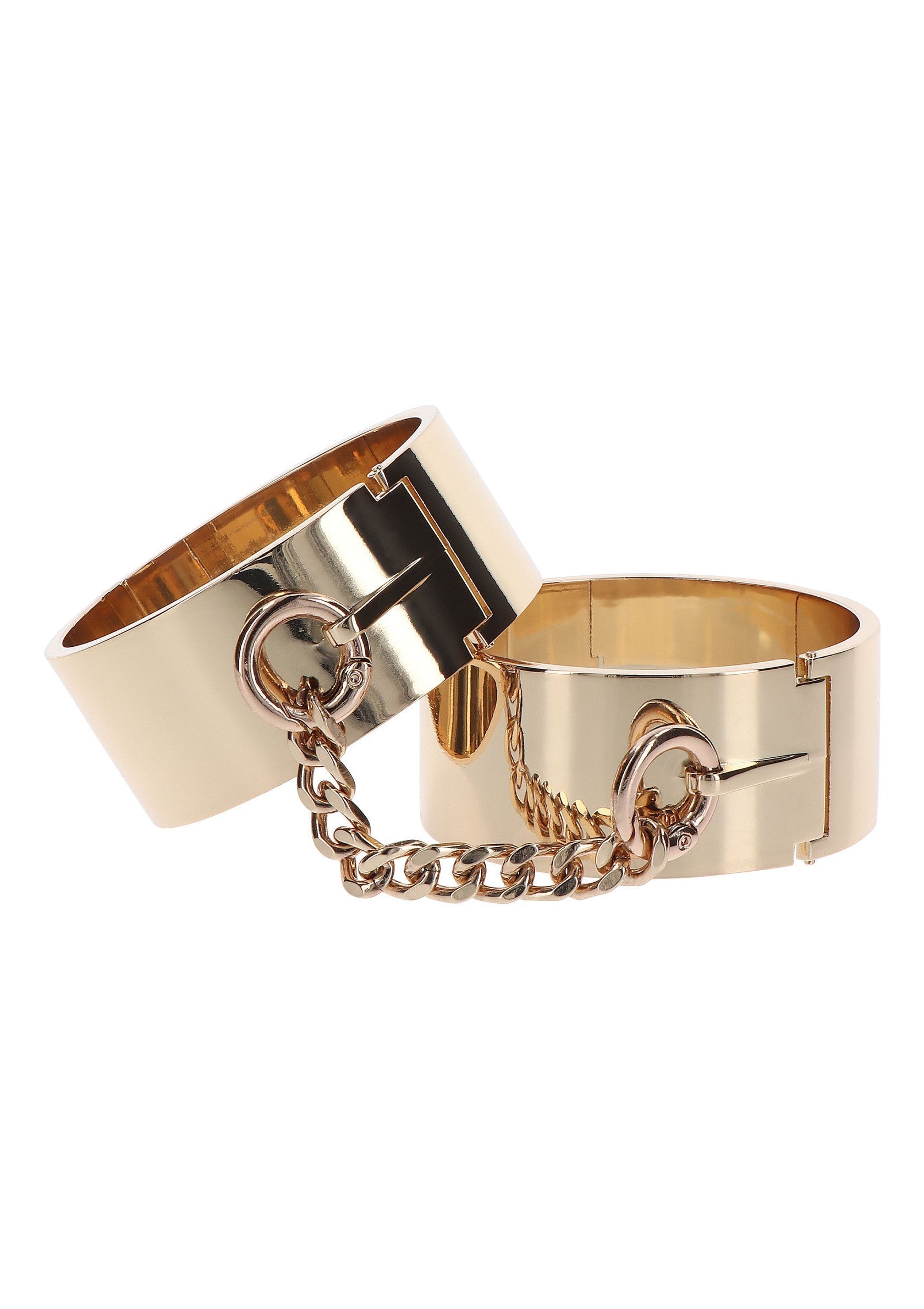 Gold Slave Wrist Cuffs