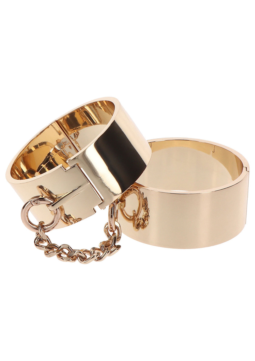 Gold Slave Wrist Cuffs