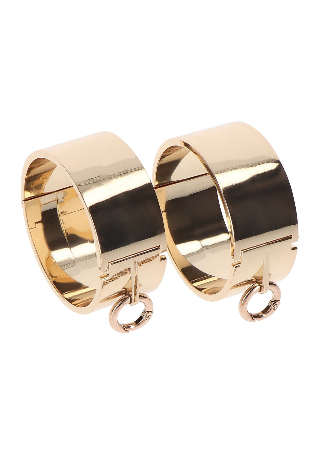 Gold Slave Wrist Cuffs