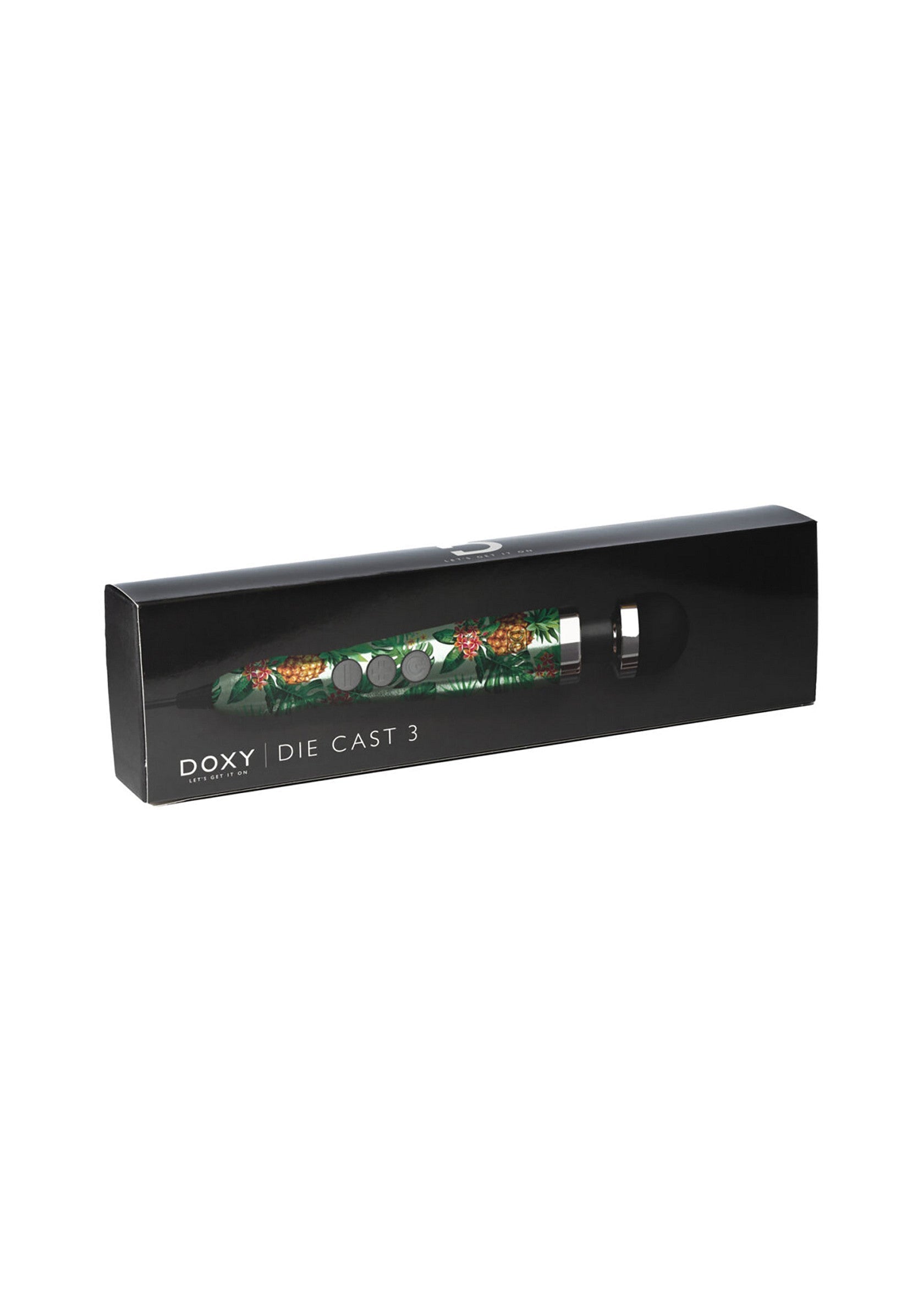 Compact Die Cast 3-pineapple Massager
