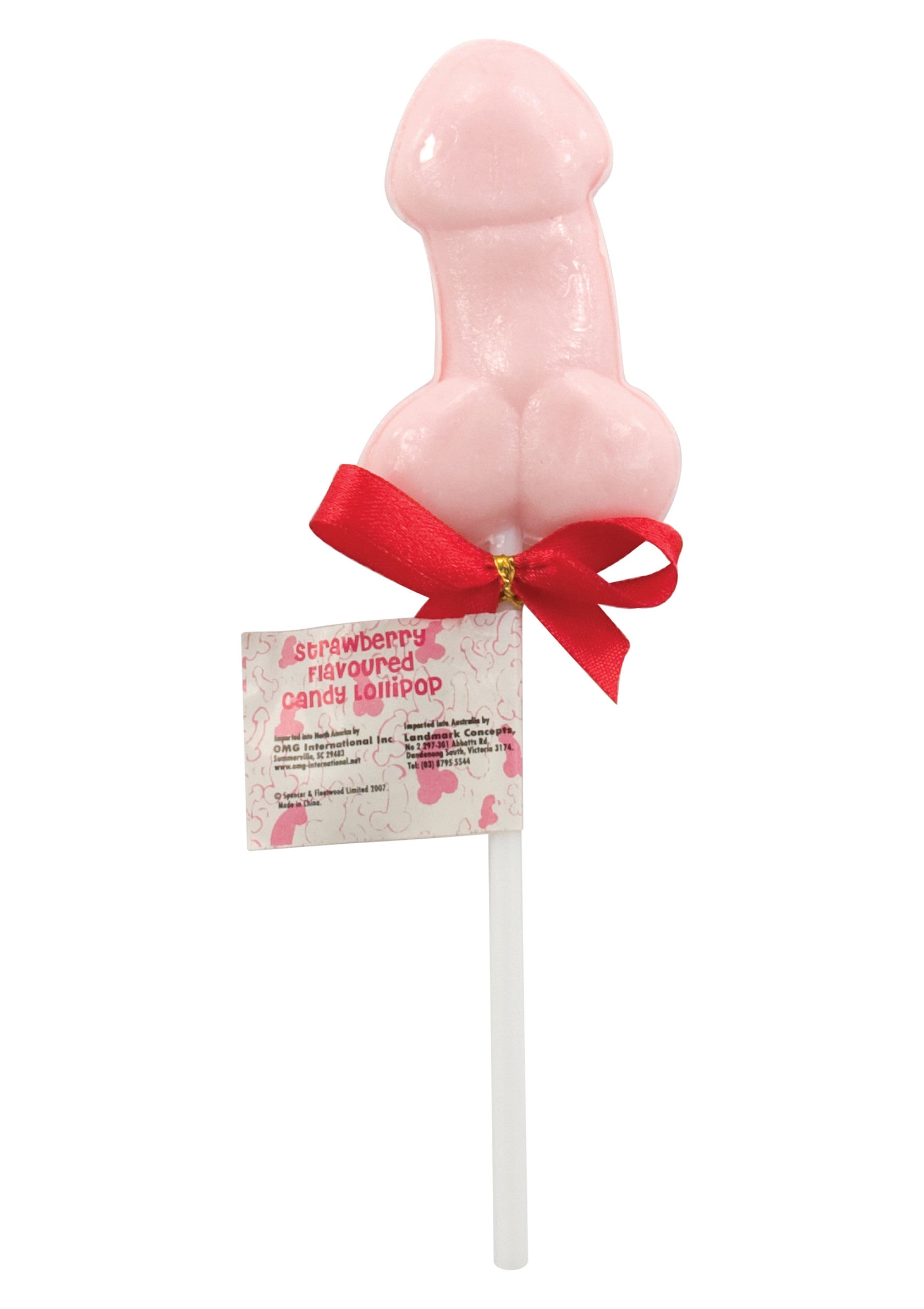 Willie Lollipop Display 24 pcs Pink