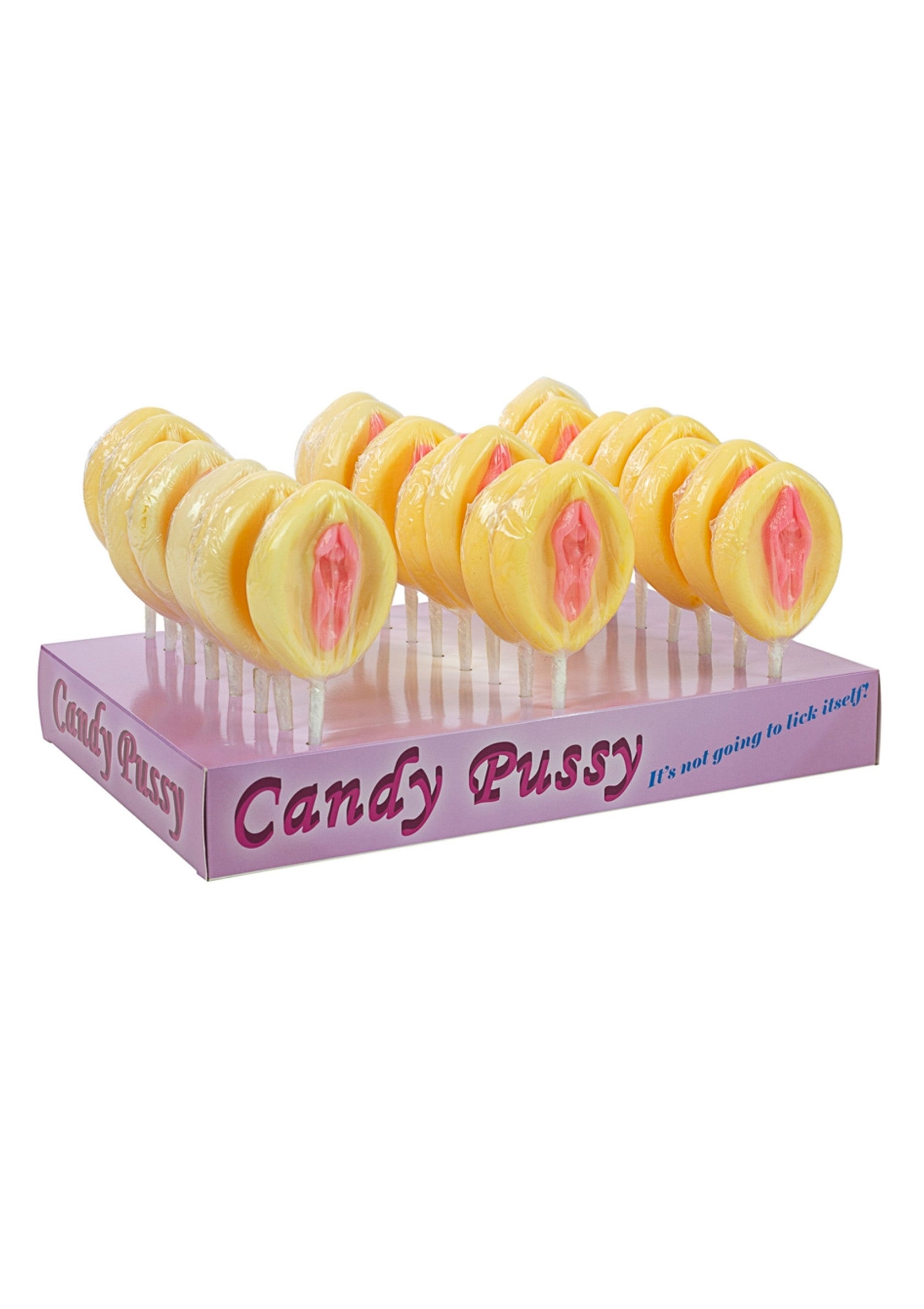 Lollipops Candy Pussy 24 pieces pink