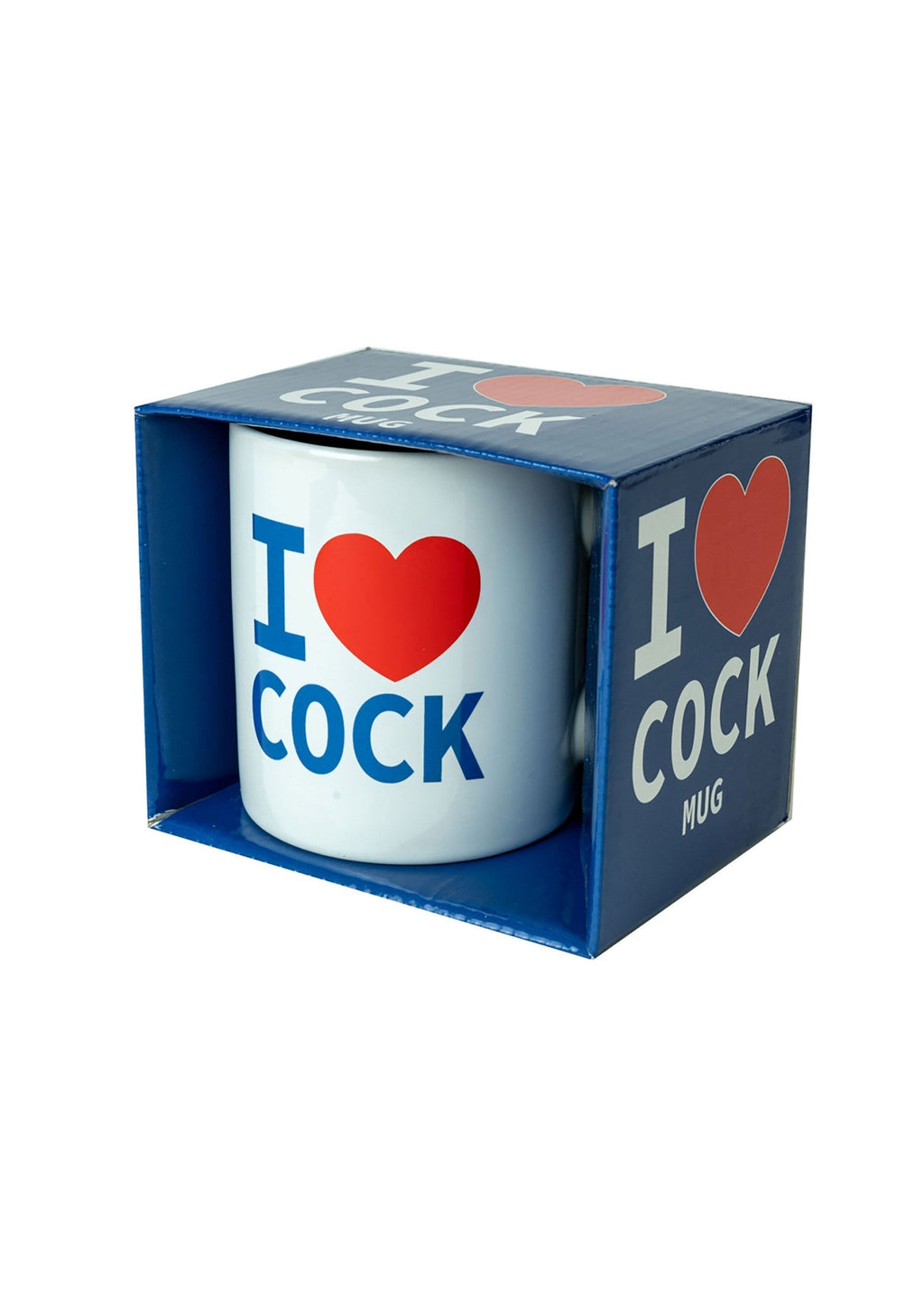 "I Love Cock" White Mug