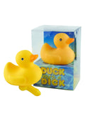 Duck with a yellow cock