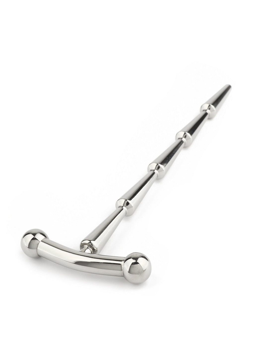 Sperm-smooth rattle penis plug, silver