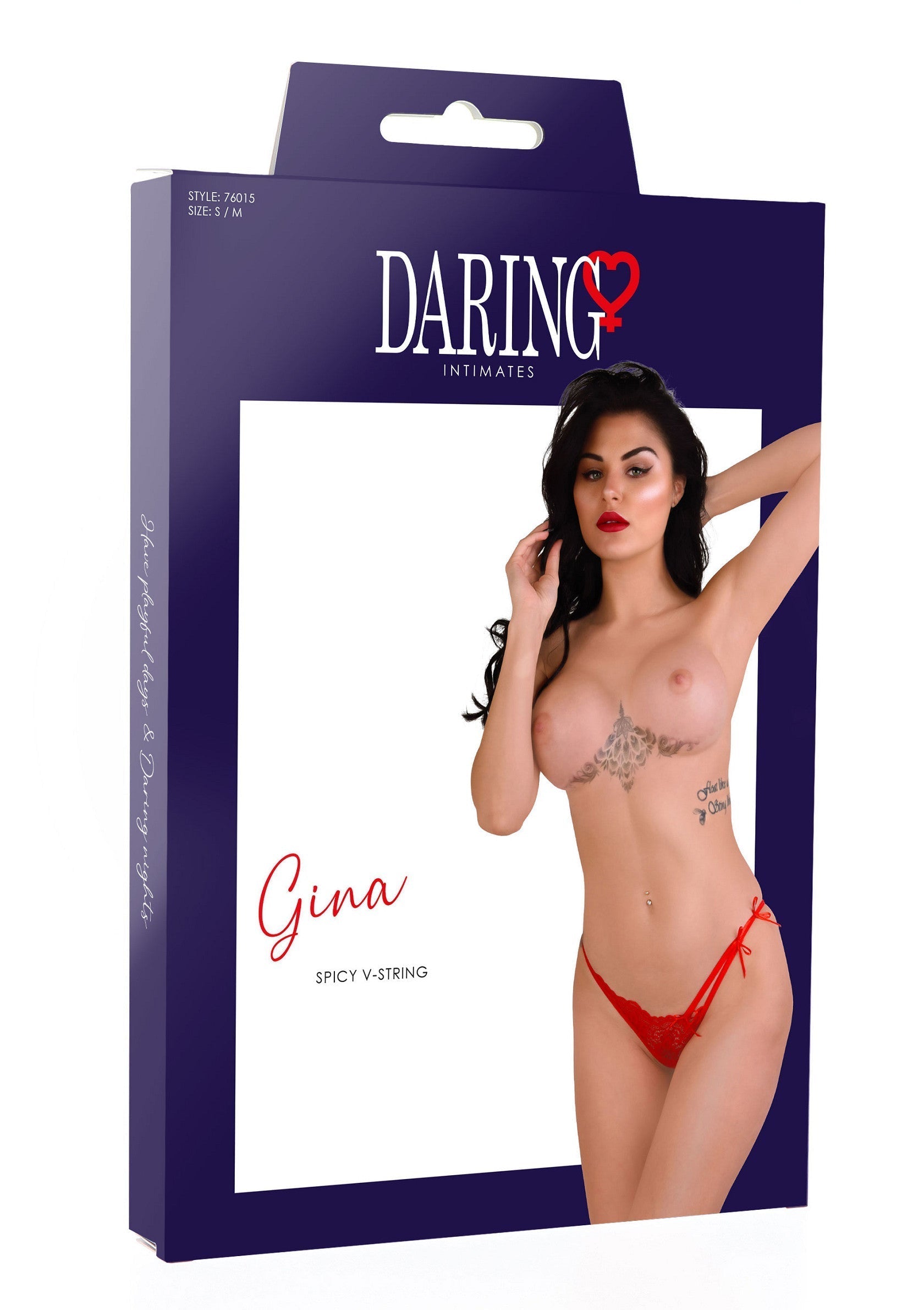 Gina spicy red V-string