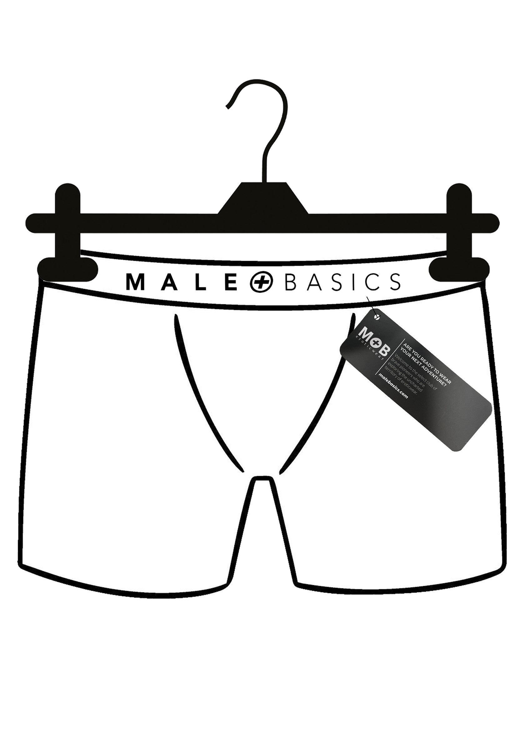 MaleBasics Neon Jock blue
