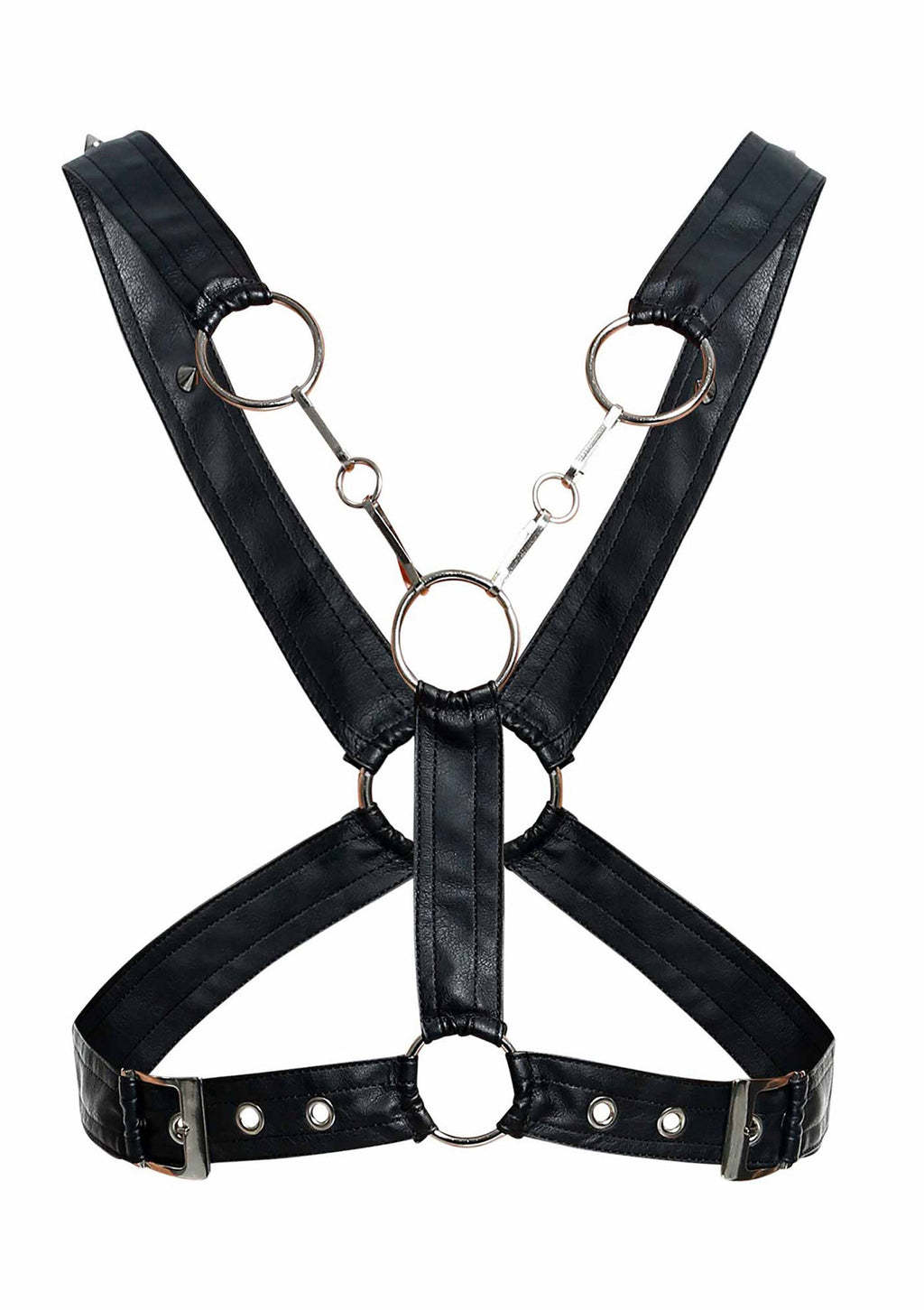 DNGEON Black Cross-chain Harness