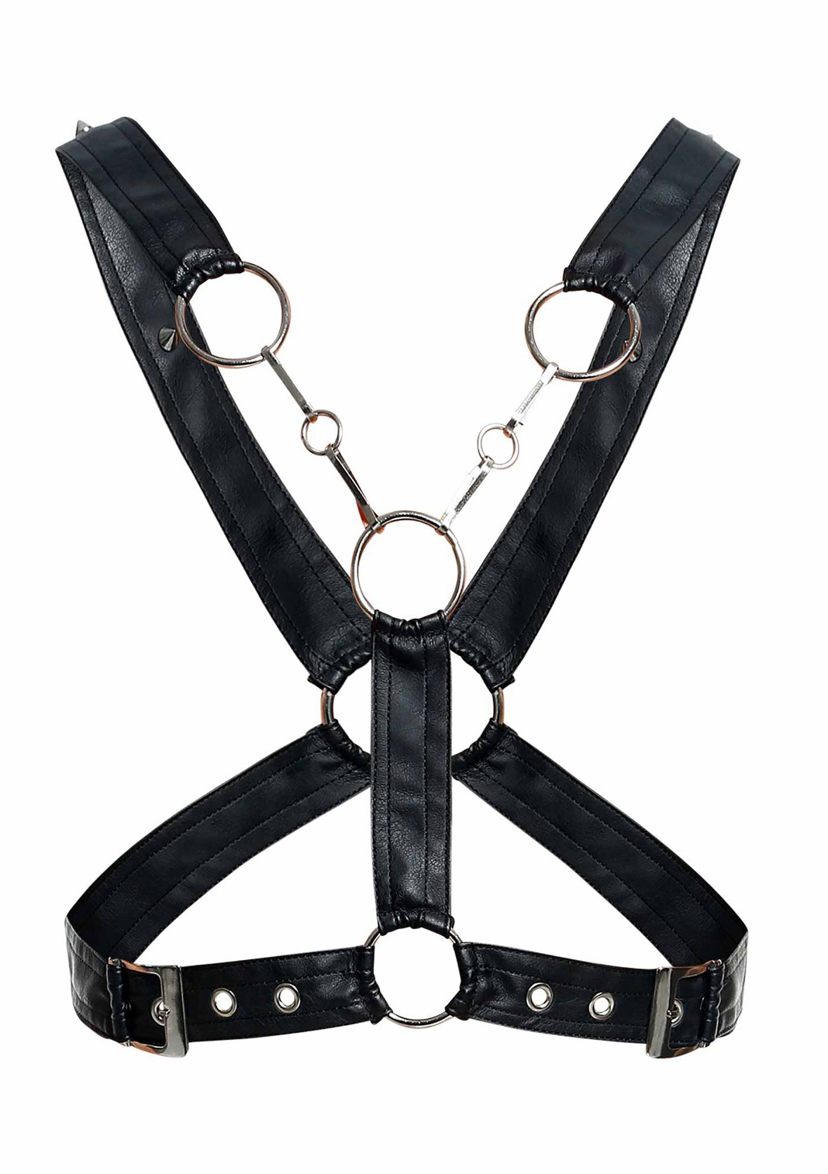 DNGEON Black Cross-chain Harness