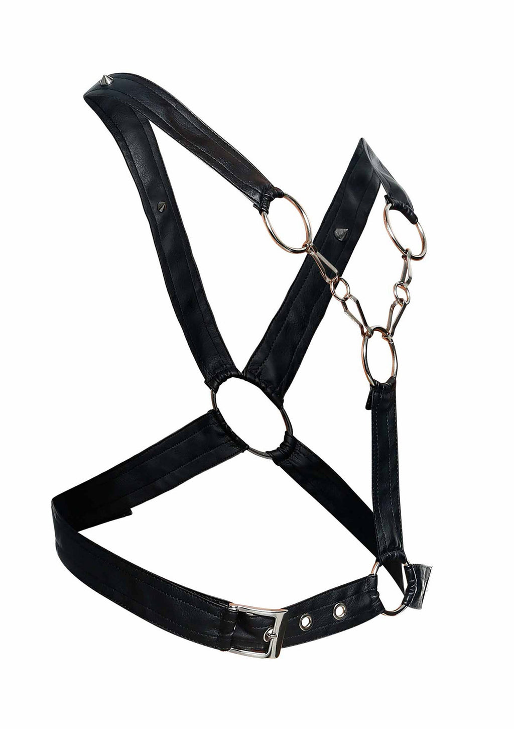 DNGEON Black Cross-chain Harness