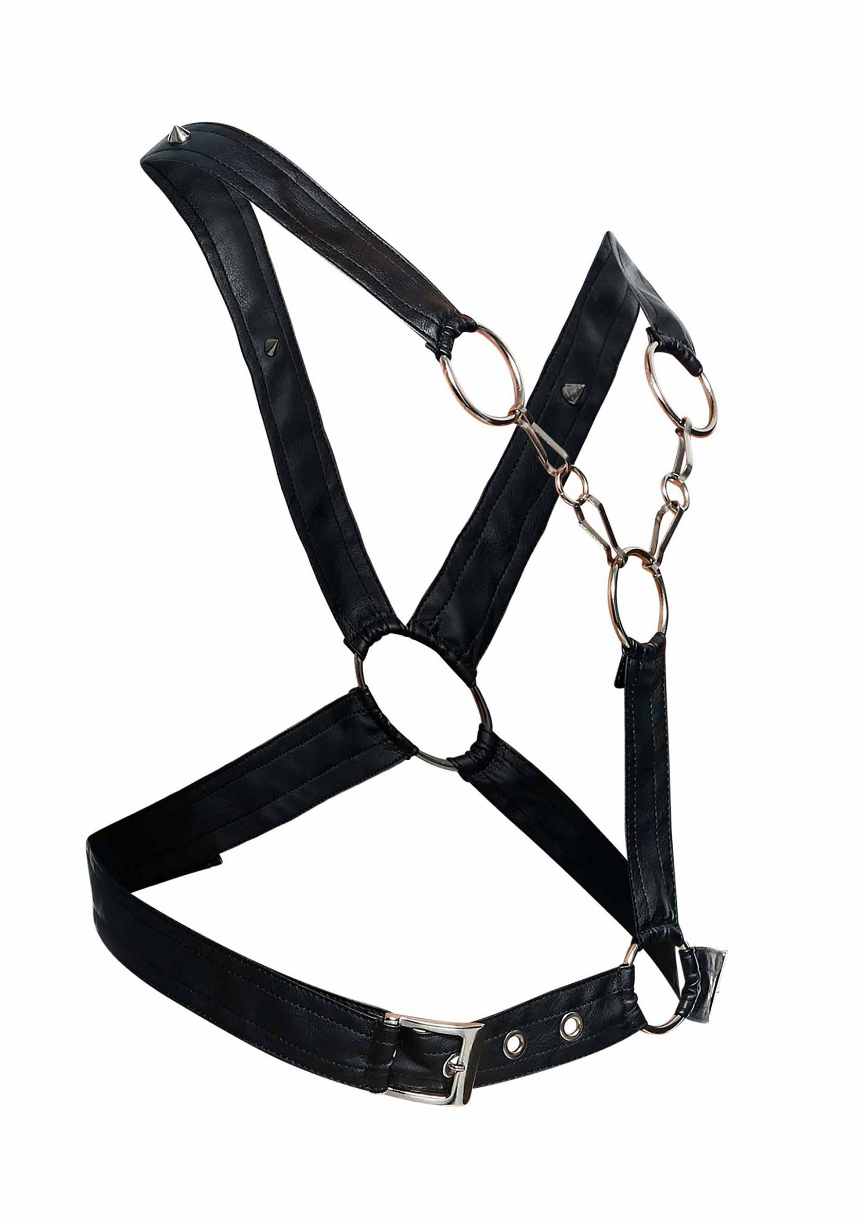 DNGEON Black Cross-chain Harness
