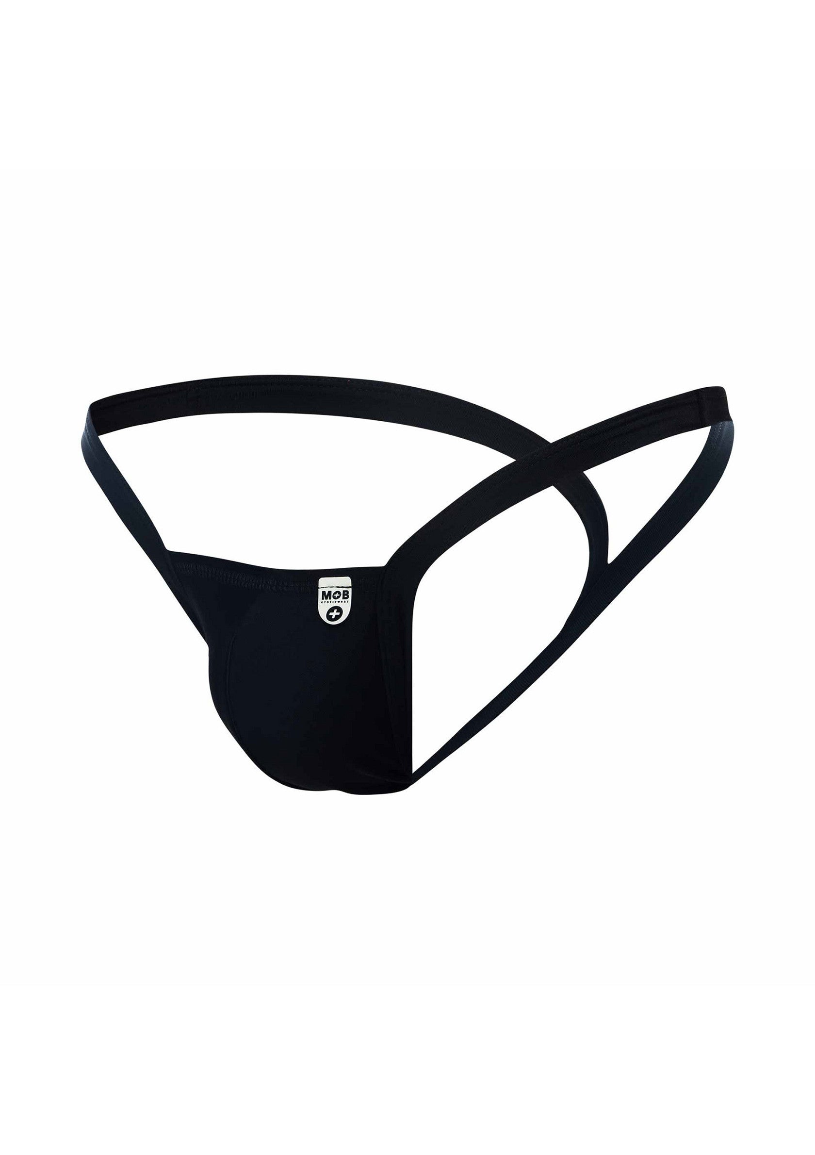 MOB Y Buns Thong in Black